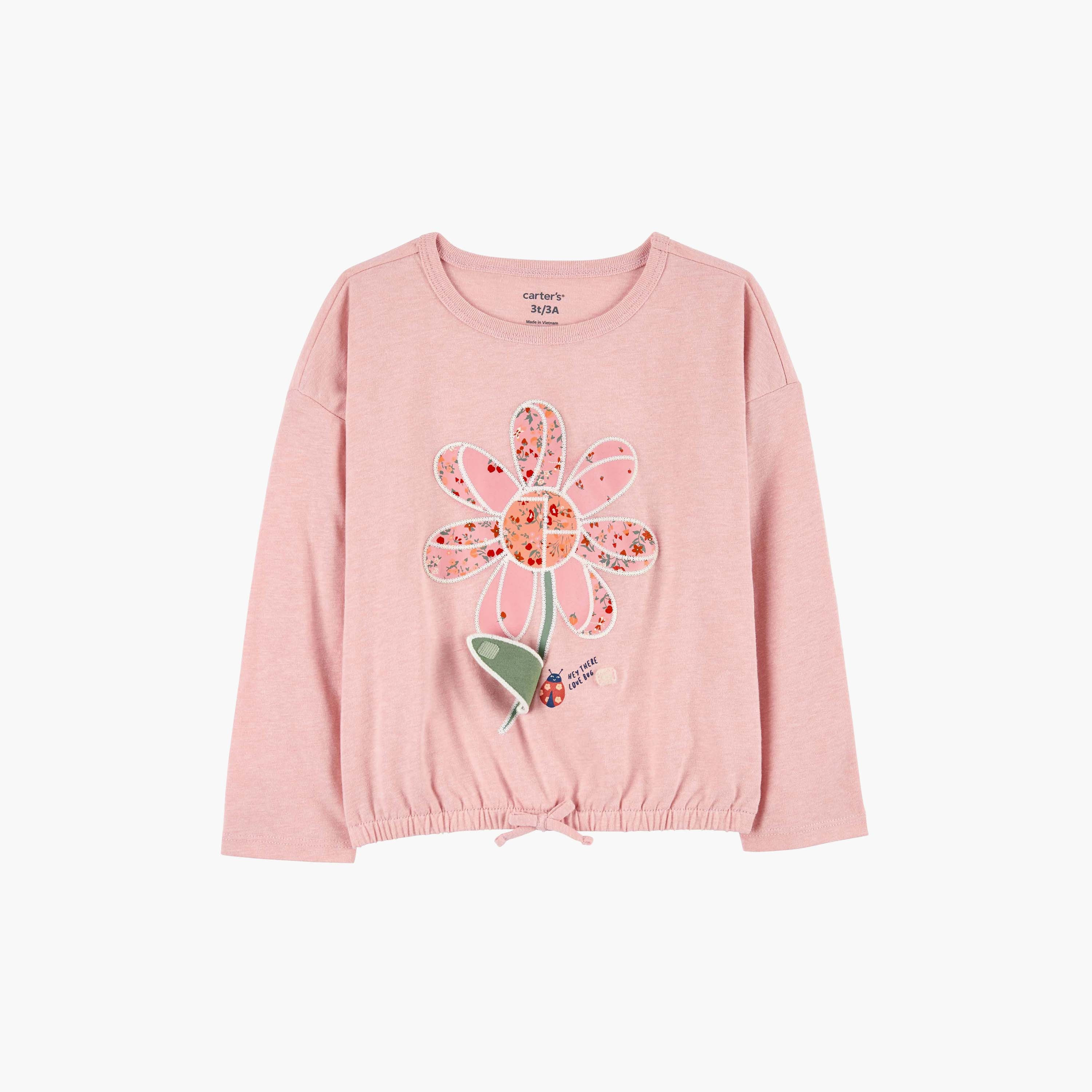 تي شيرت جيرسي فلورال من كارترز-baby-girls-clothing-tshirts-image-2