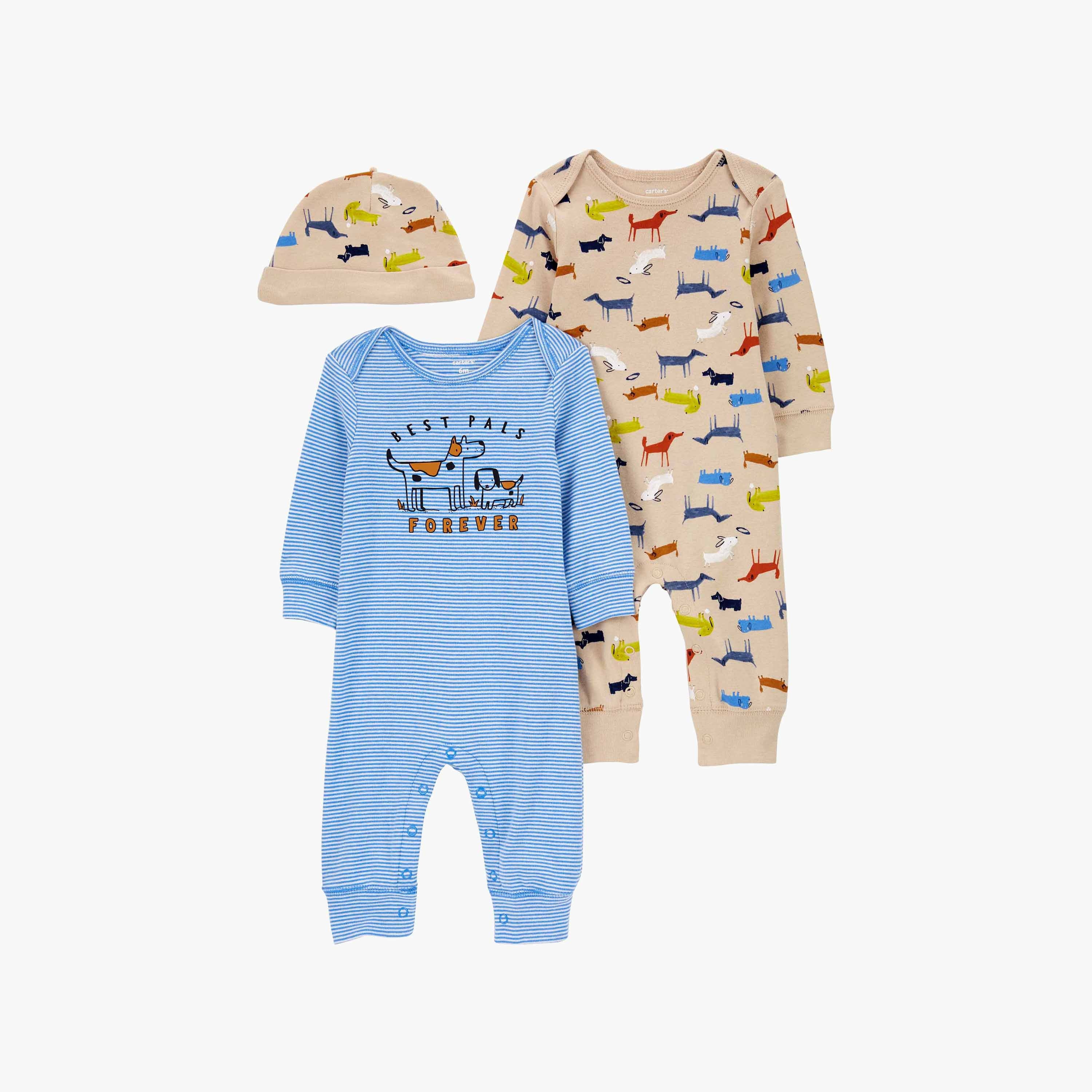 مجموعة شخصيات صغيرة كلب 3 قطع من كارترز-baby-boys-clothing-multipacks-image-1