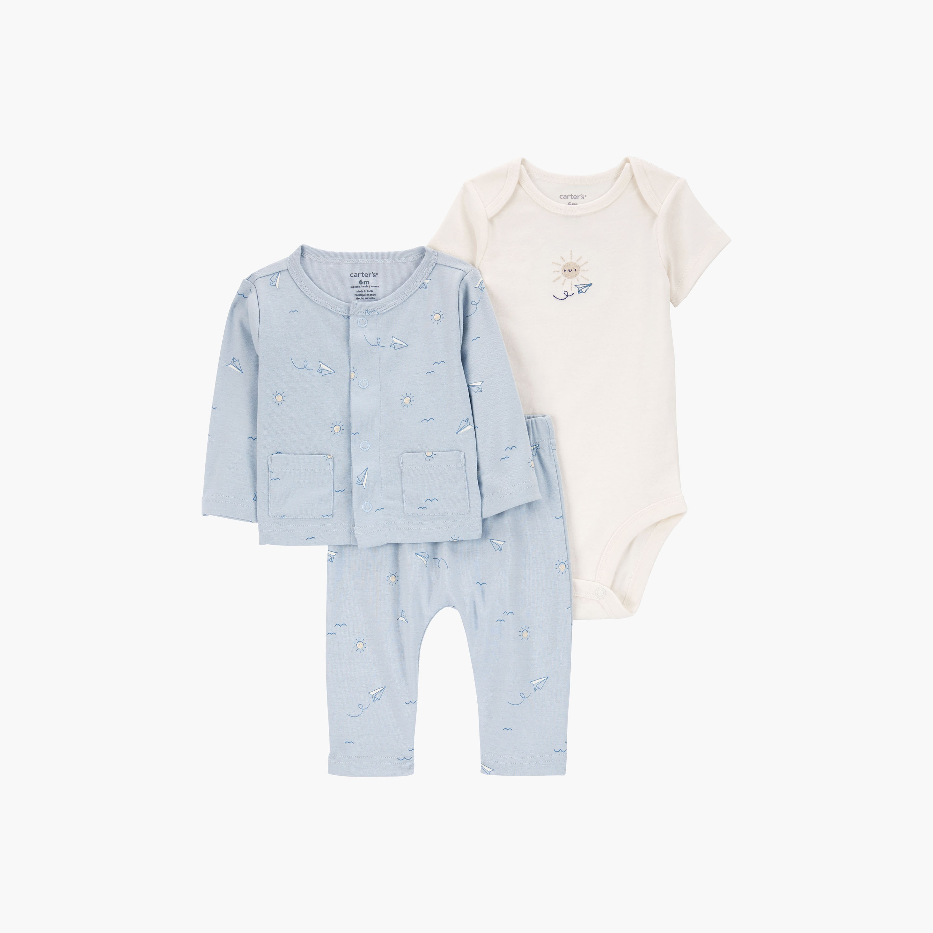 مجموعة كارديجان صغير 3 قطع من كارترز-baby-boys-clothing-setsandcoords-image-1