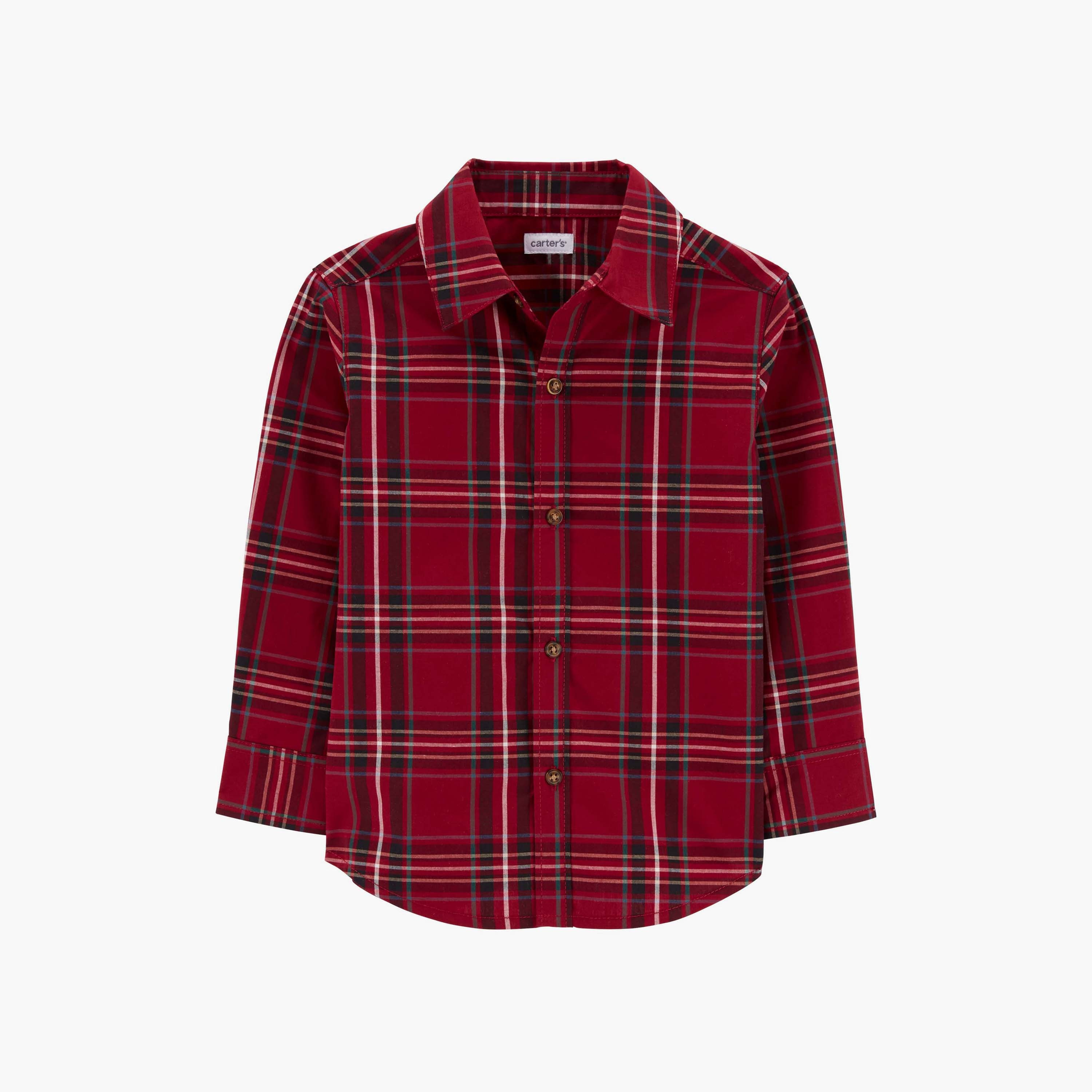 Carter's plaid shop flannel dress