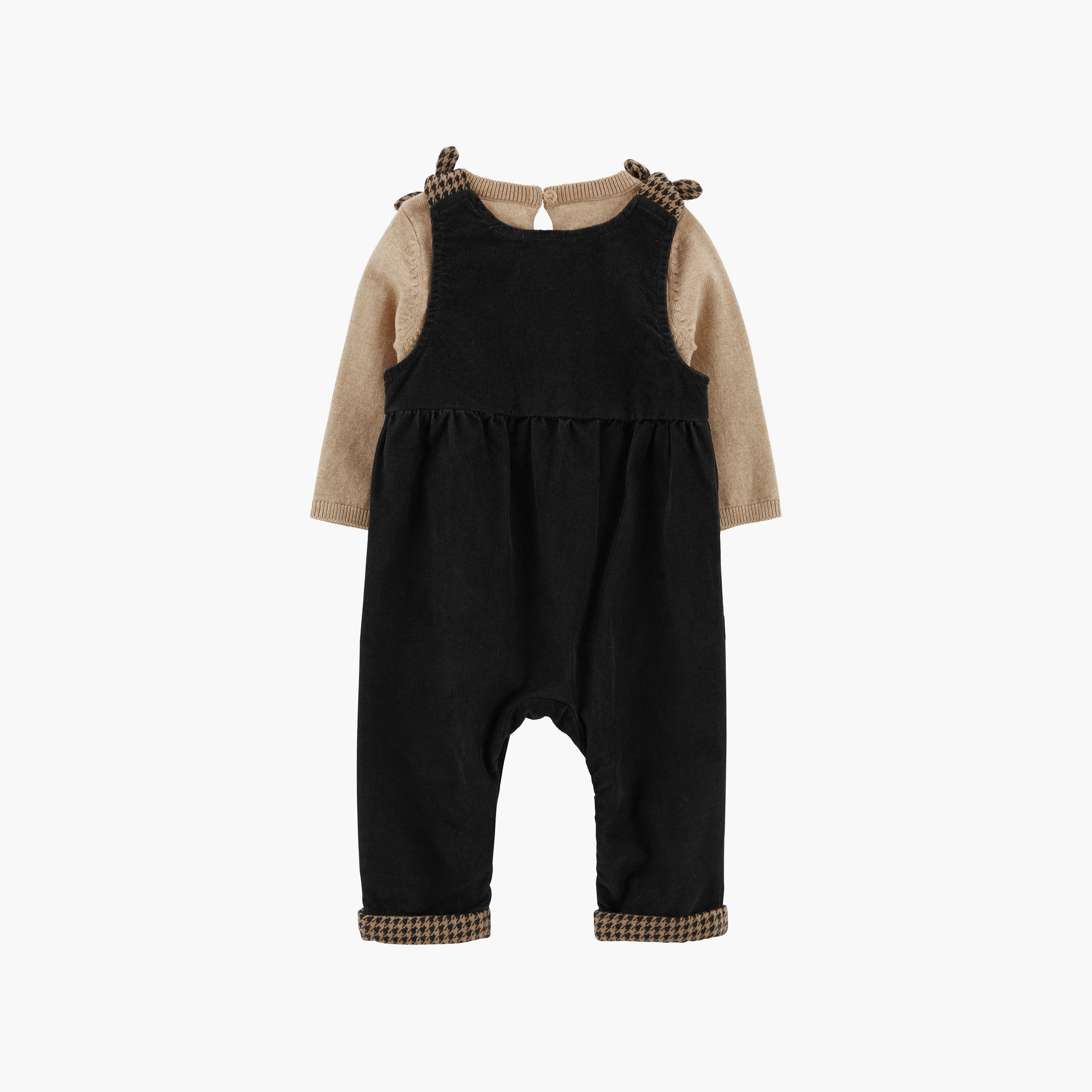 دنغري قطعتين بأكمام طويلة مع سترة من كارترز-baby-girls-clothing-setsandcoords-image-2