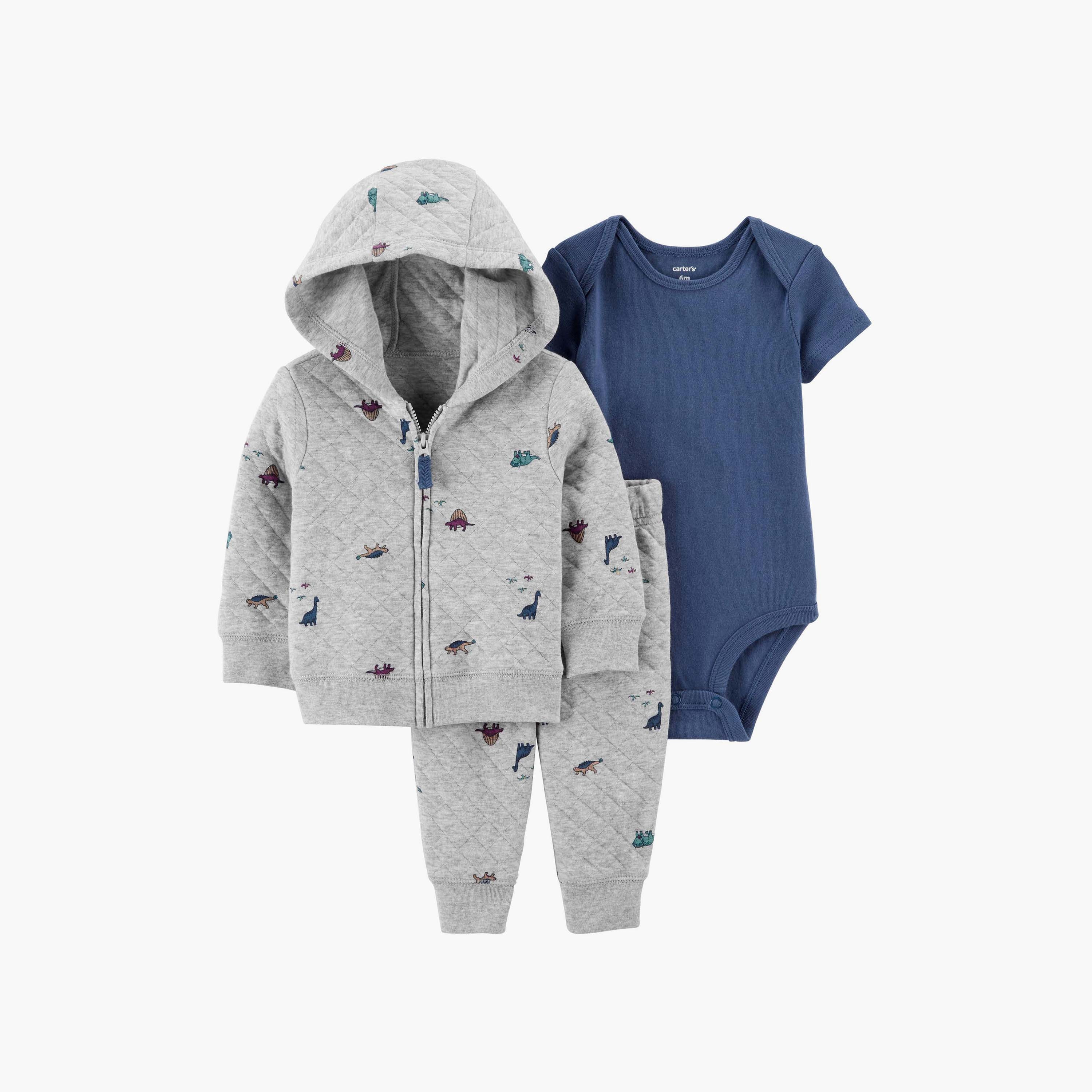 مجموعة كارديجان مبطن مزدوج الحبكة 3 قطع من كارترز-baby-boys-clothing-winterwear-setsandcoords-image-1