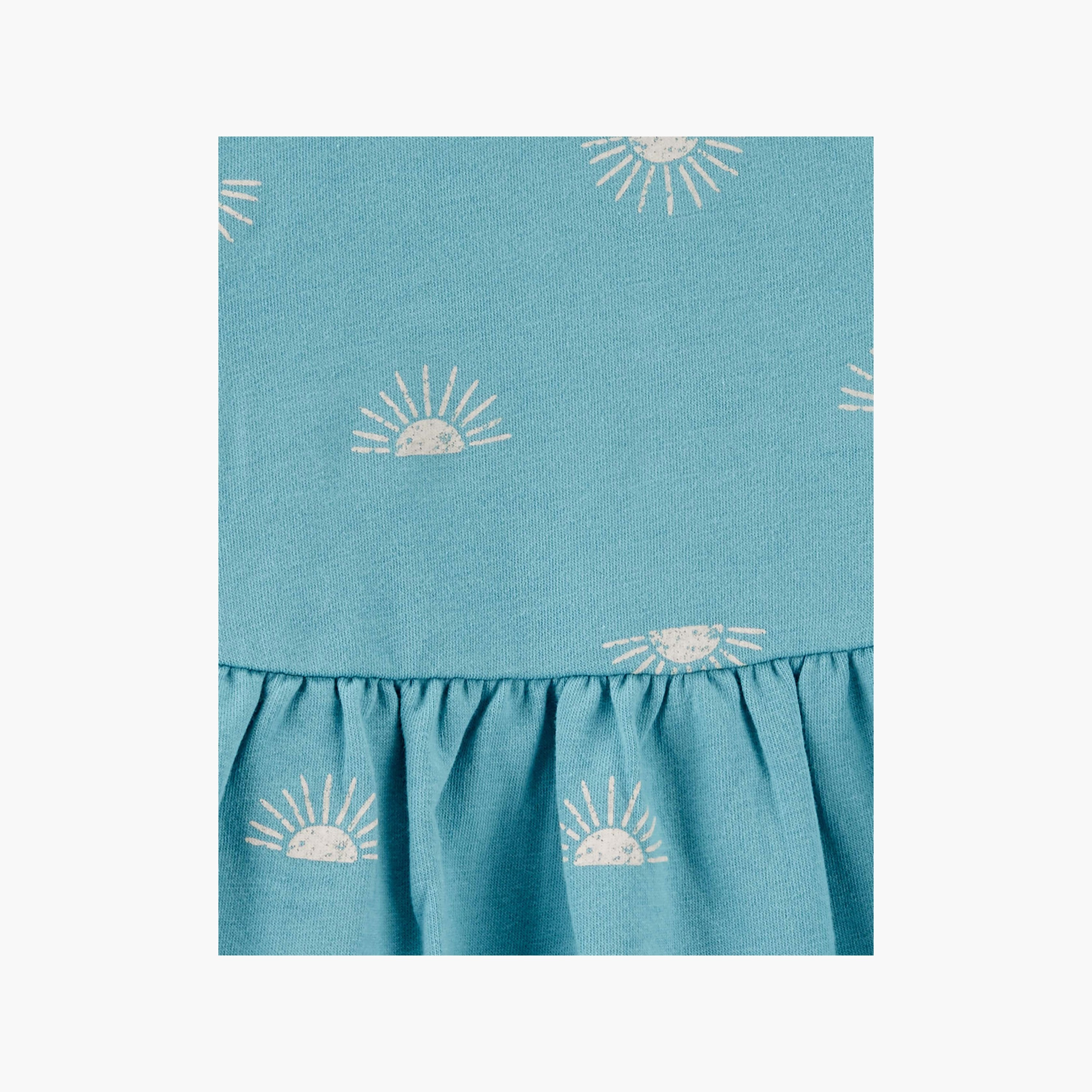 فستان المطبوع قطعتين بأكمام طويلة مع غطاء للحفاضات من كارترز-baby-girls-clothing-dressesandjumpsuits-image-4