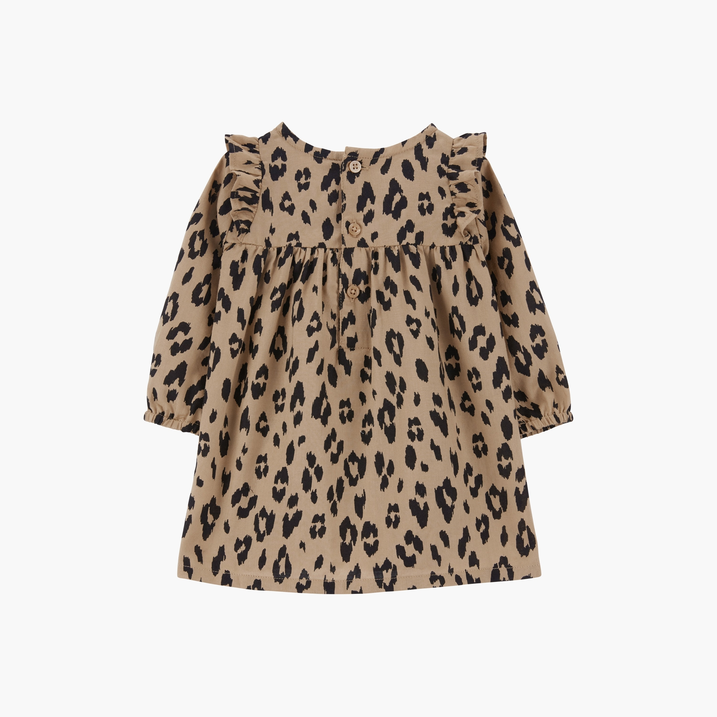 فستان مطبوع قطعتين بأكمام طويلة مع غطاء للحفاضات من كارترز-baby-girls-clothing-dressesandjumpsuits-image-2