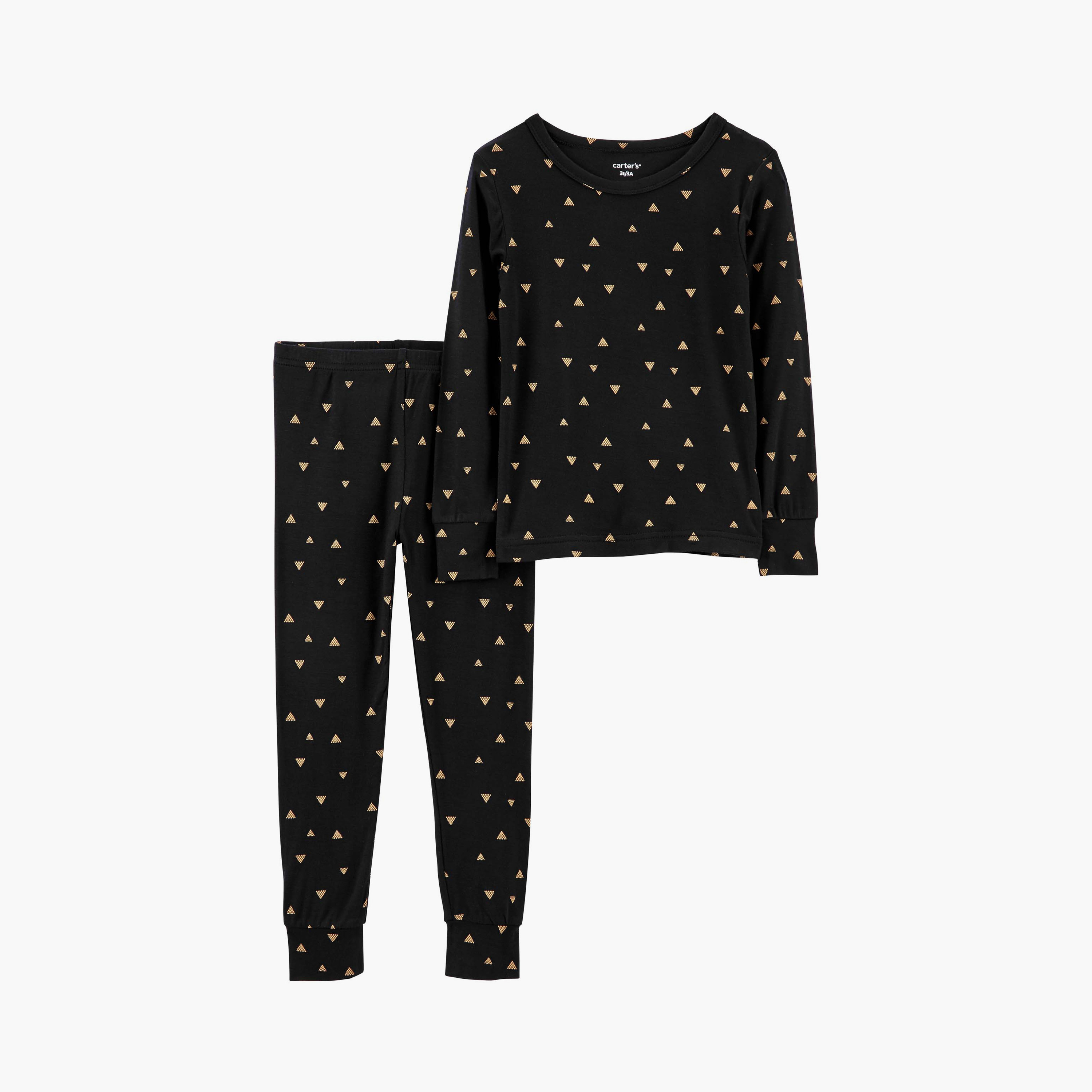 تي شيرت مطبوع بأكمام طويلة قطعتين مع بنطال ركض من كارترز-baby-boys-clothing-setsandcoords-image-1