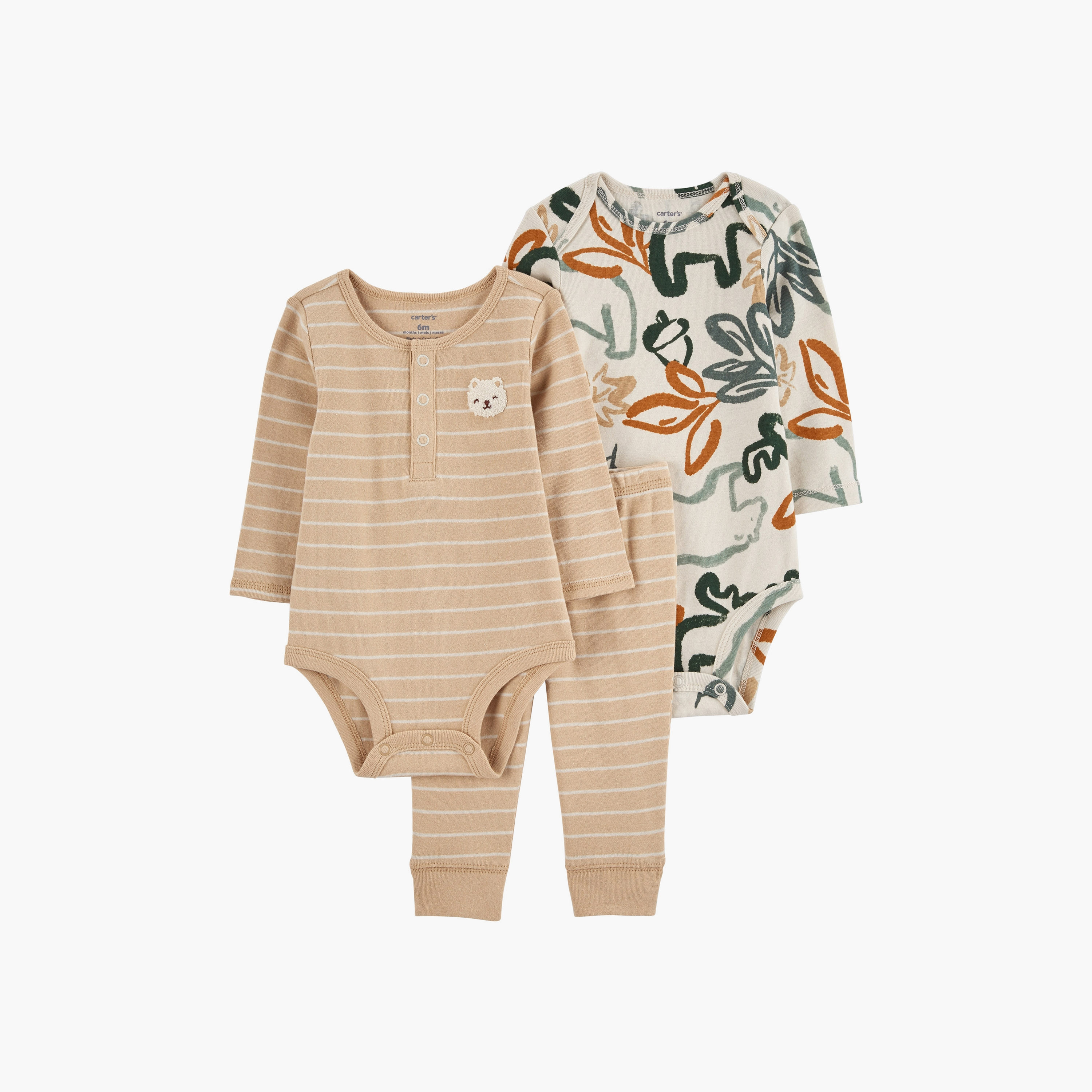 بودي سوت بأكمام طويلة مطبوعة قطعتين مع بنطال ركض من كارترز-baby-boys-clothing-setsandcoords-image-1
