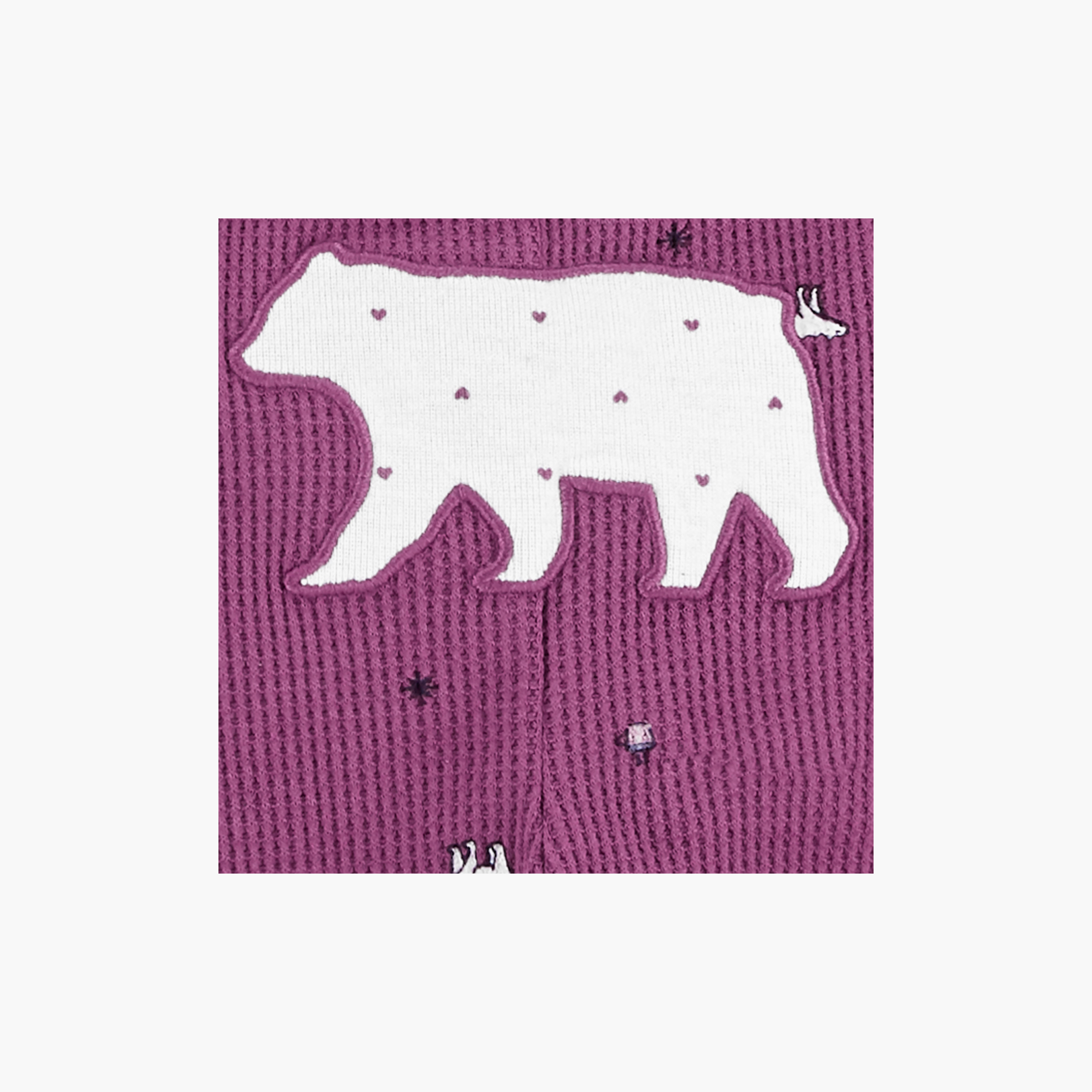 بودي سوت قطعتين بأكمام طويلة وطبعات دب مع بنطال ضيق من كارترز-baby-girls-clothing-setsandcoords-image-4