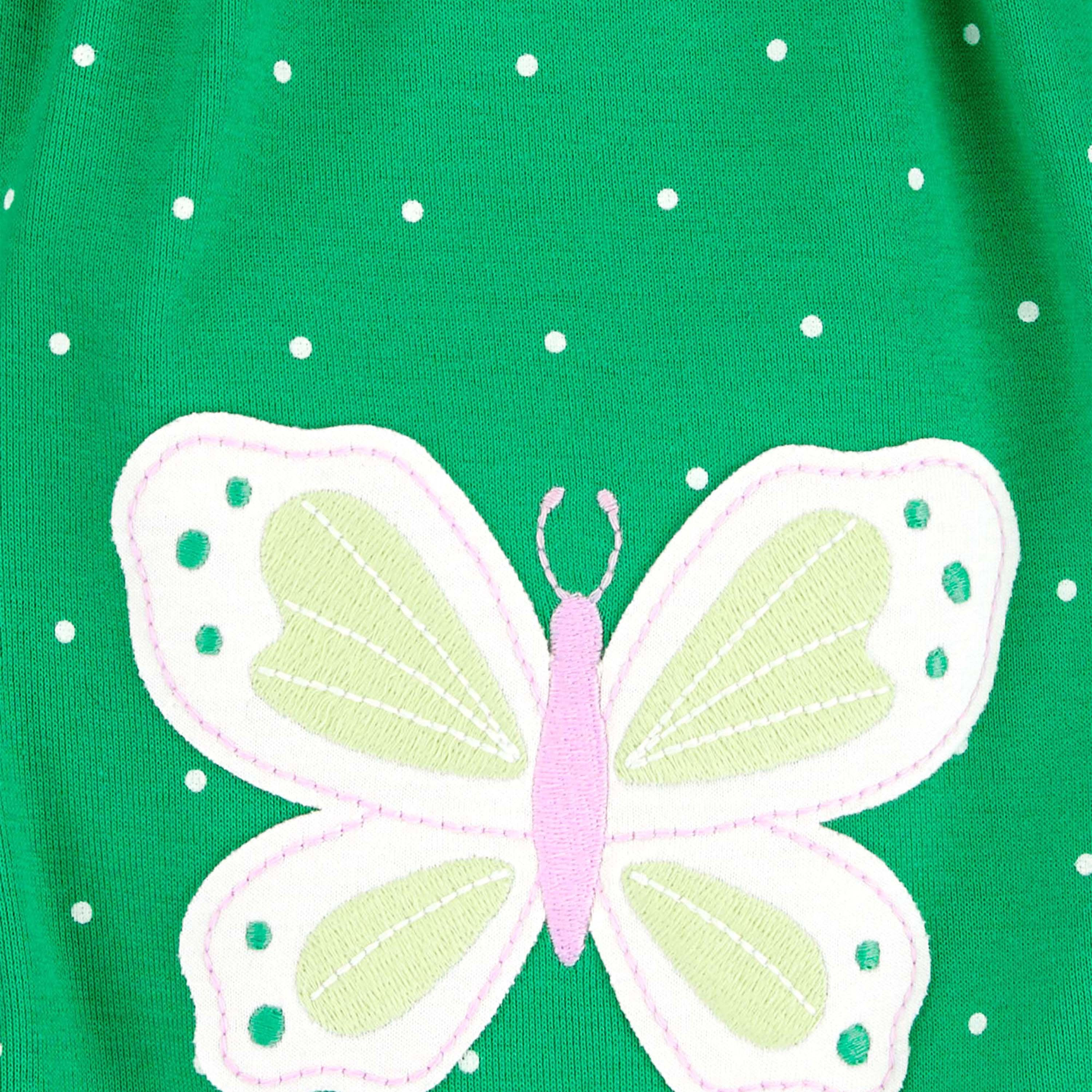 رومبير بكباسين بأكمام قصيرة بولكا دوت من كارترز-baby-girls-clothing-rompers-image-4