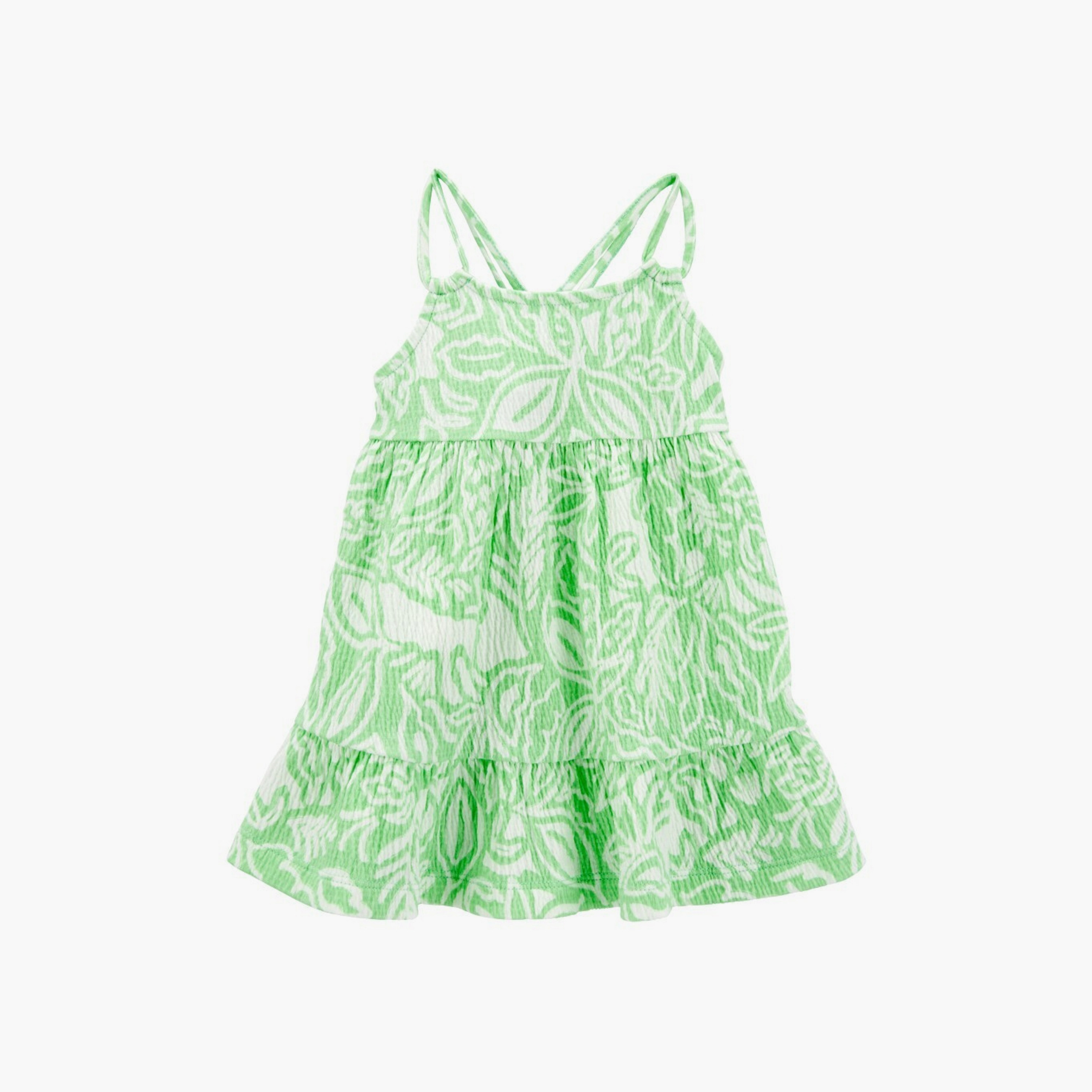 فستان بدون أكمام بطبعة زهور مع غطاء حفاضات من كارترز-girls-clothing-dressesandjumpsuits-image-1