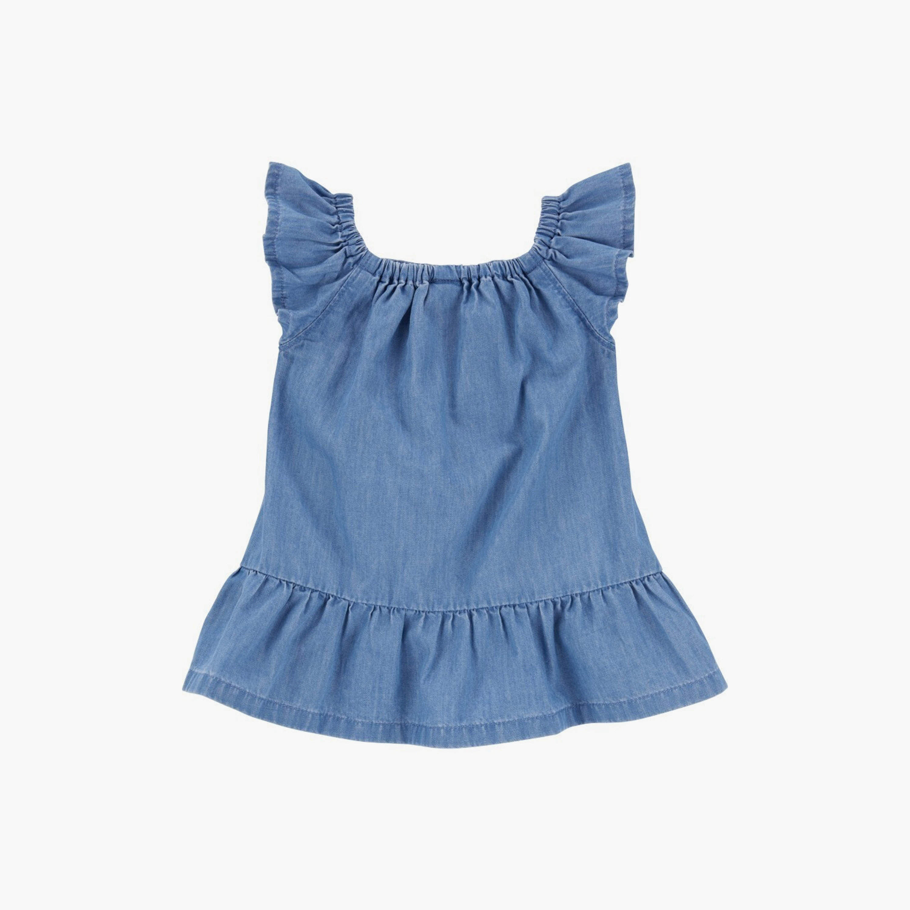 فستان بأكمام قصيرة مطبوع عليه زهور مع غطاء حفاضات من كارترز-girls-clothing-dressesandjumpsuits-image-2