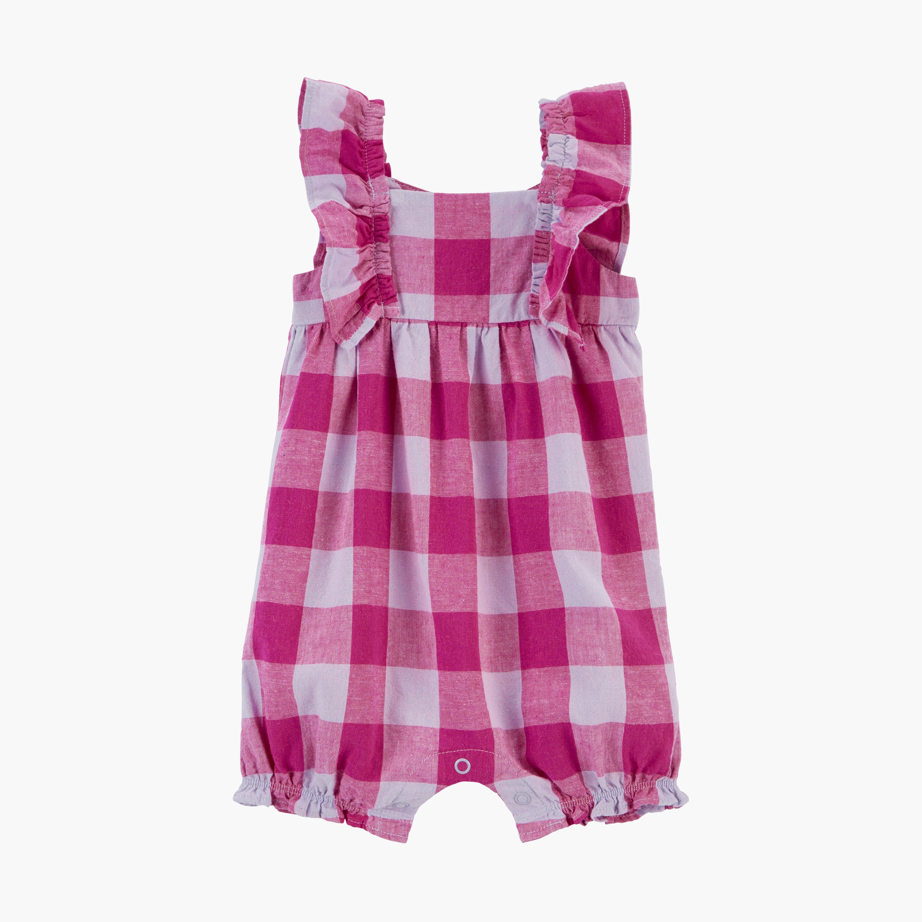 رومبير مربعات بأكمام كاب من كارترز-baby-girls-clothing-rompers-image-2