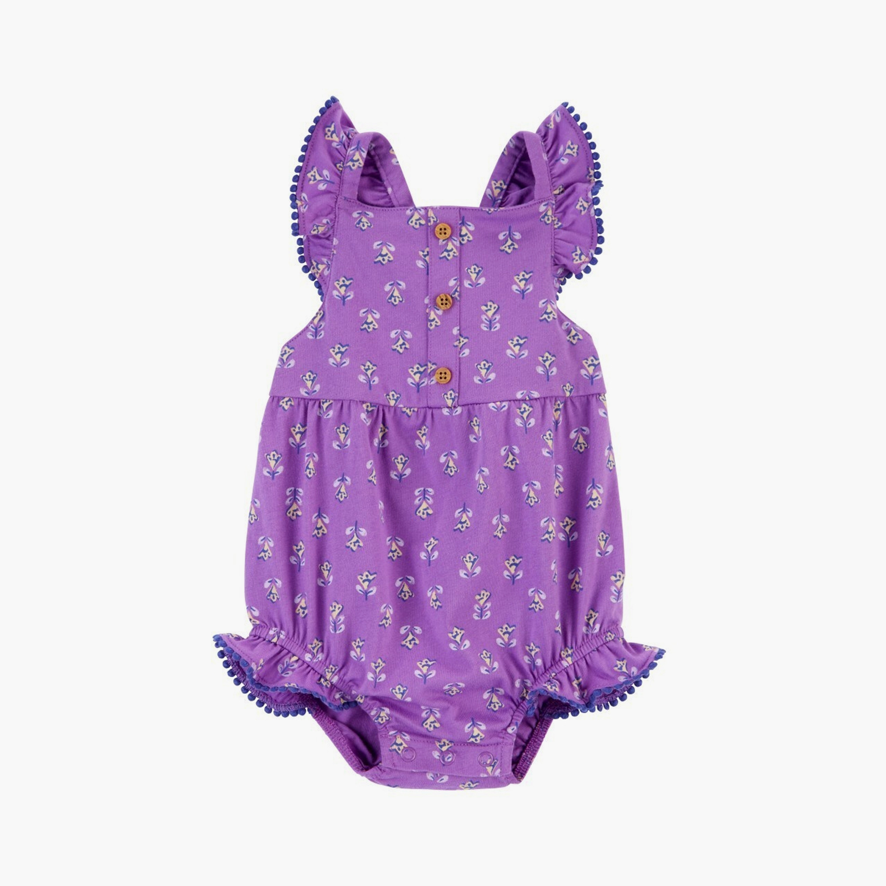 رومبير مطبوع بأكمام قصيرة من كارترز-baby-girls-clothing-bodysuits-image-1