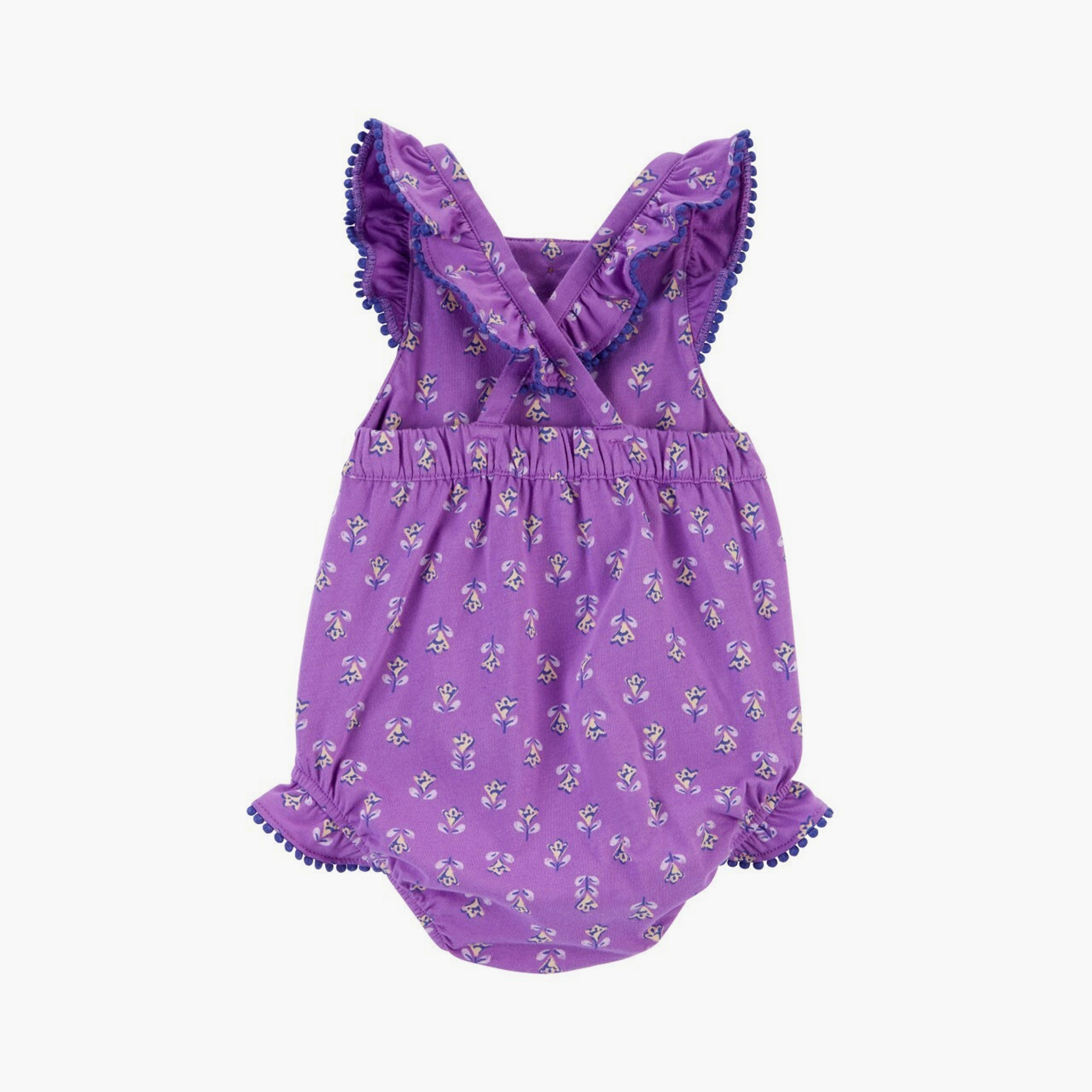 Carter's Printed Short Sleeves Romper-baby-girls-clothing-bodysuits-image-2