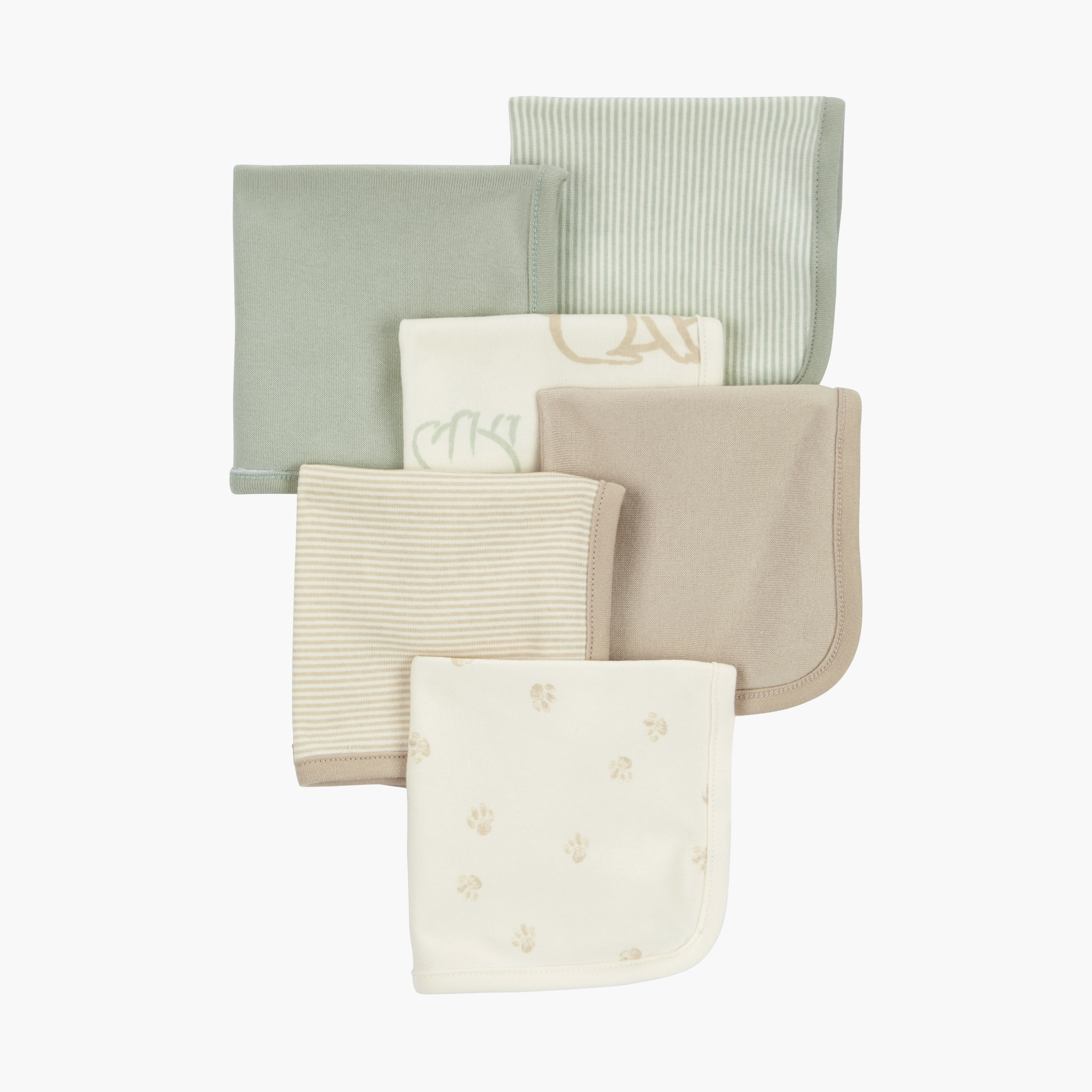 Buy Carter s 6 Piece Printed Washcloths Online Babyshop UAE