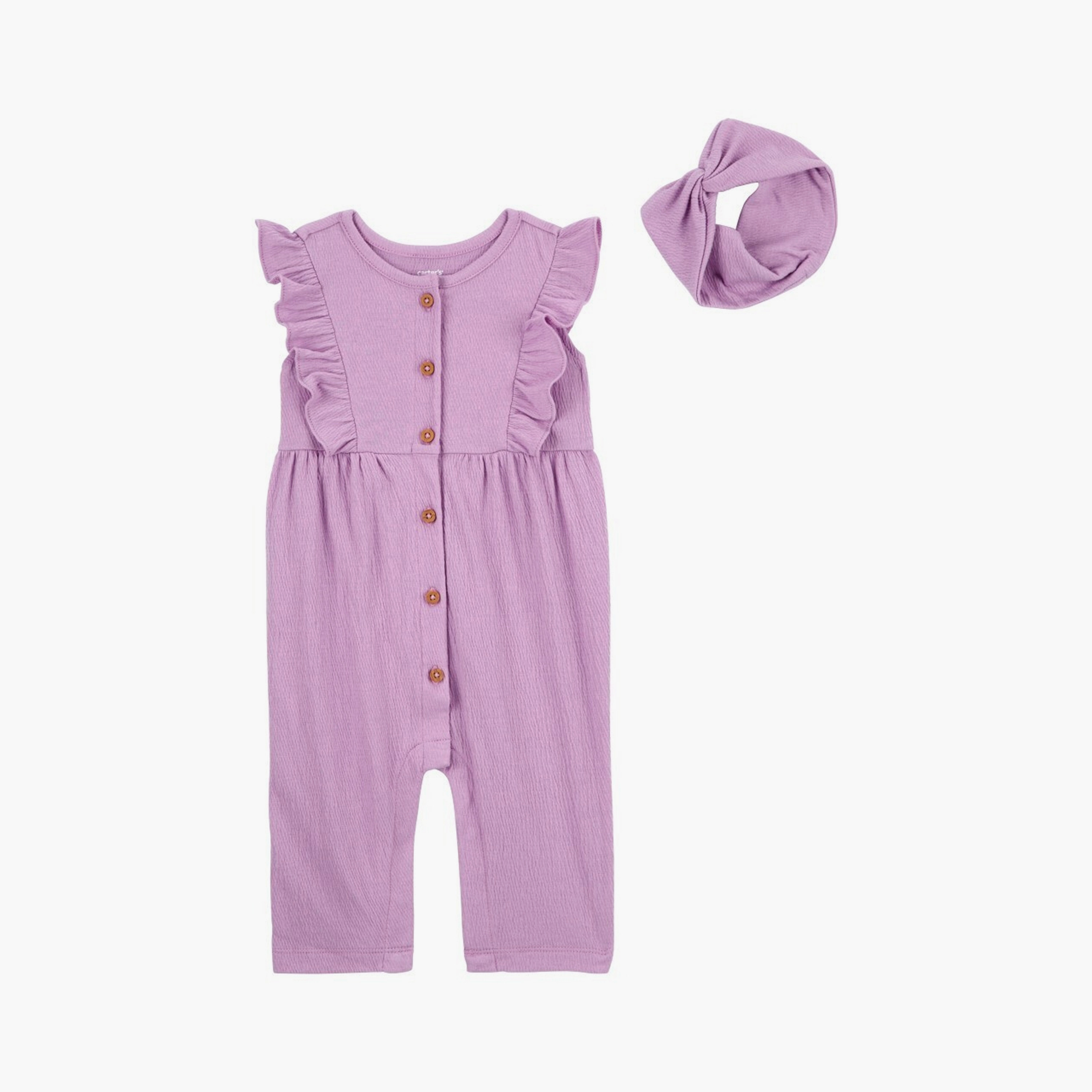 جمبسوت سادة بدون أكمام مع عصابة رأس من كارترز-baby-girls-clothing-dressesandjumpsuits-image-1