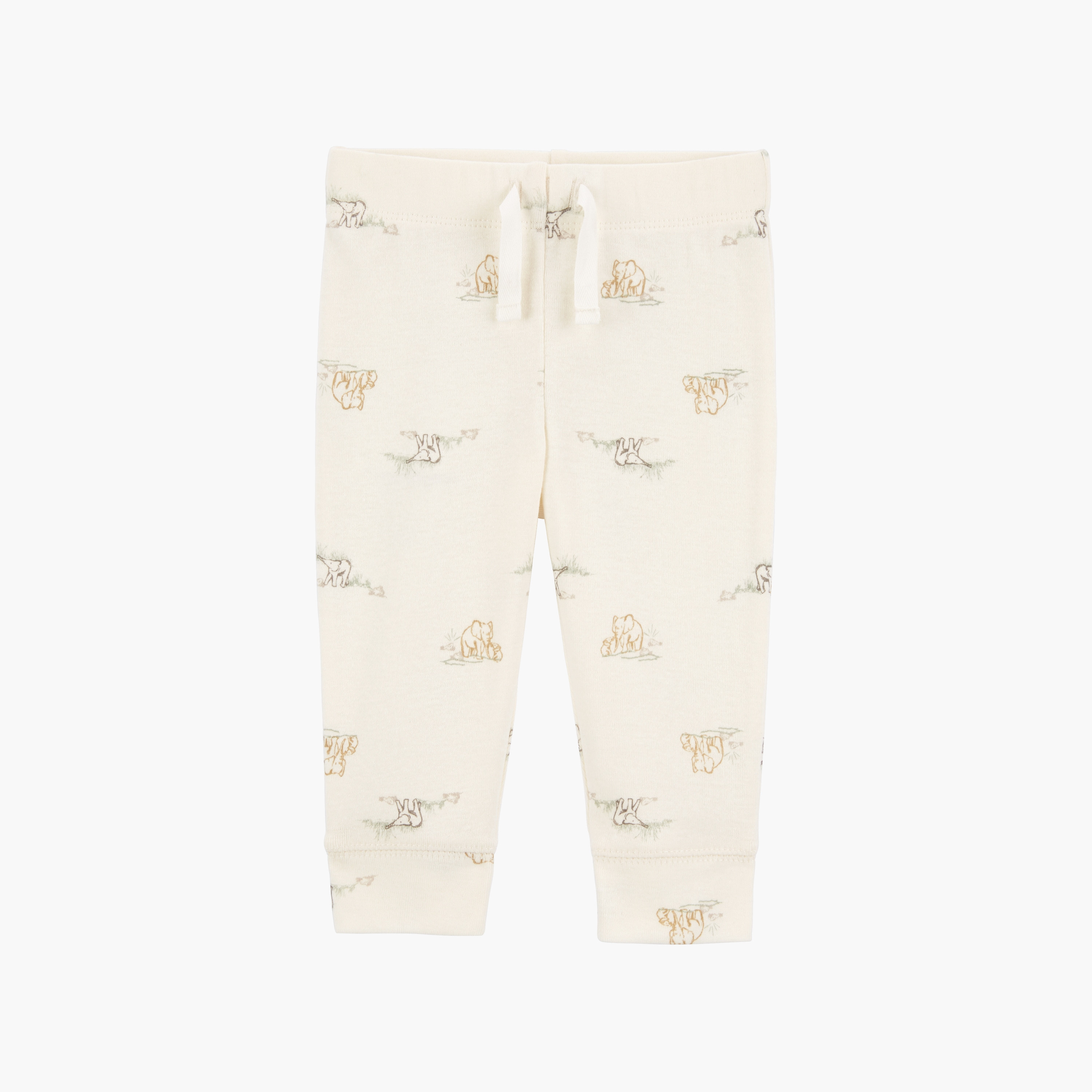 هودي 3 قطع بأكمام طويلة وطبعة فيل، وبنطال ركض مع بودي سوت من كارترز-baby-girls-clothing-setsandcoords-image-2