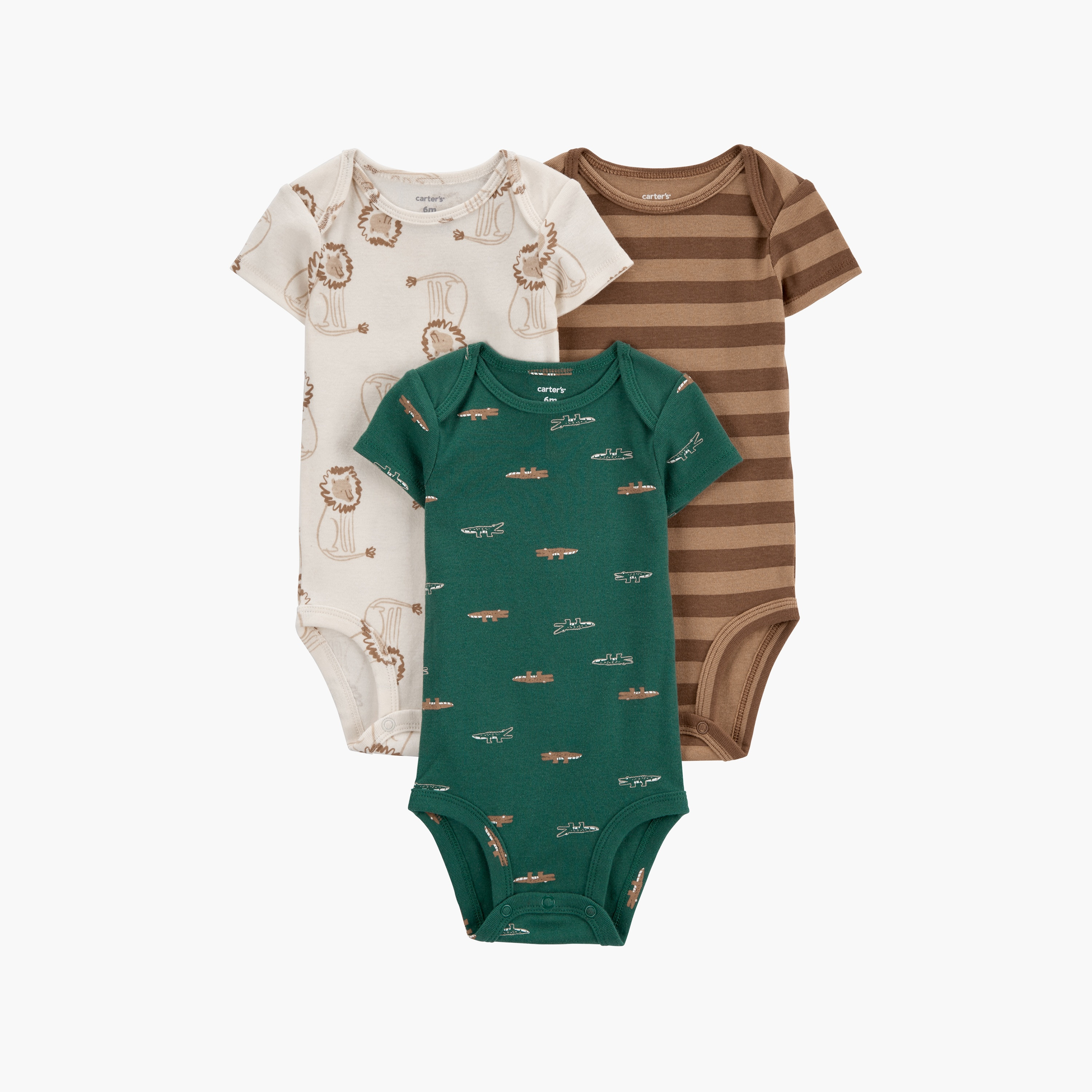 بودي سوت بأكمام قصيرة مطبوعة 3 قطع من كارترز-baby-boys-clothing-multipacks-image-1