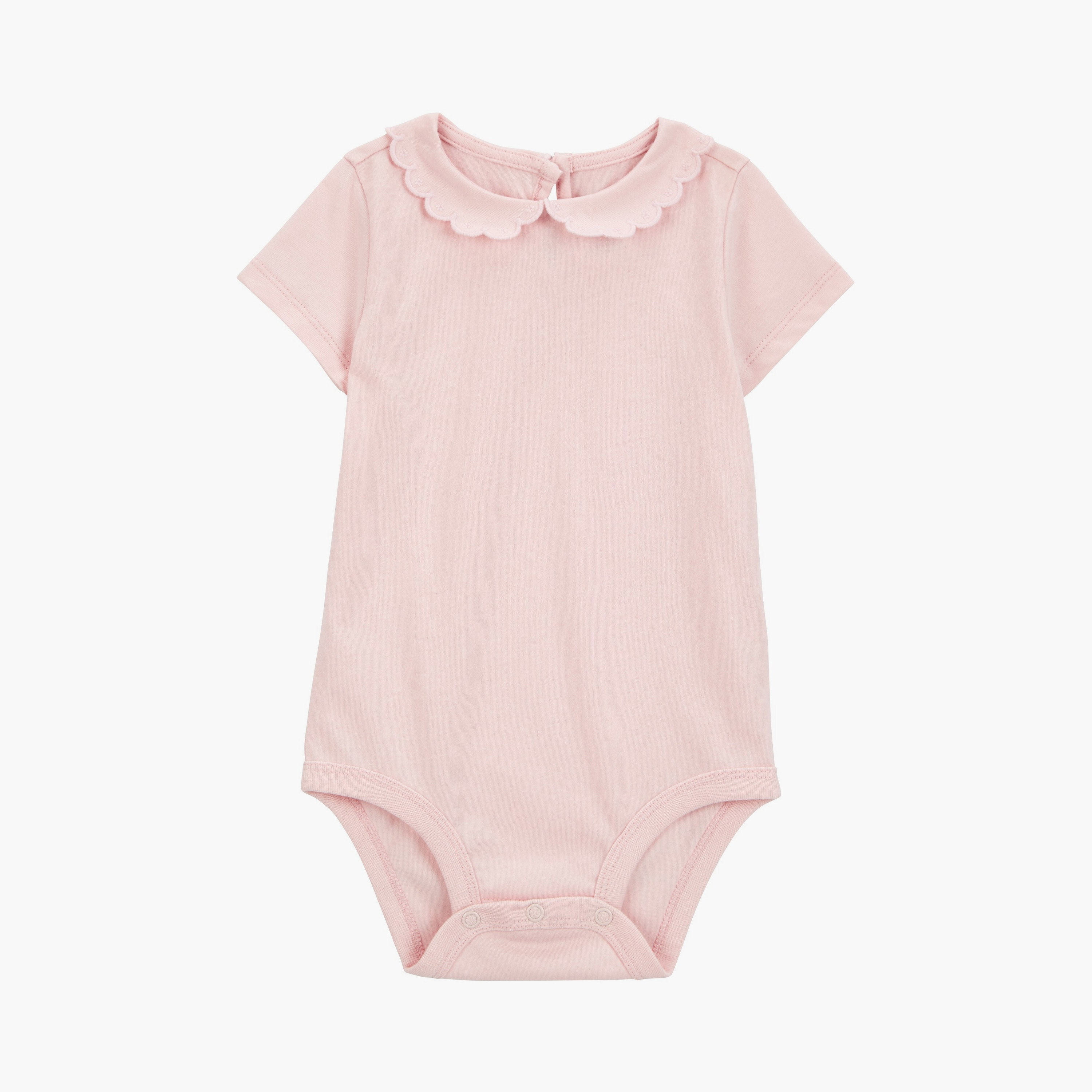 بودي سوت سادة بأكمام قصيرة من كارترز-baby-girls-clothing-bodysuits-image-1