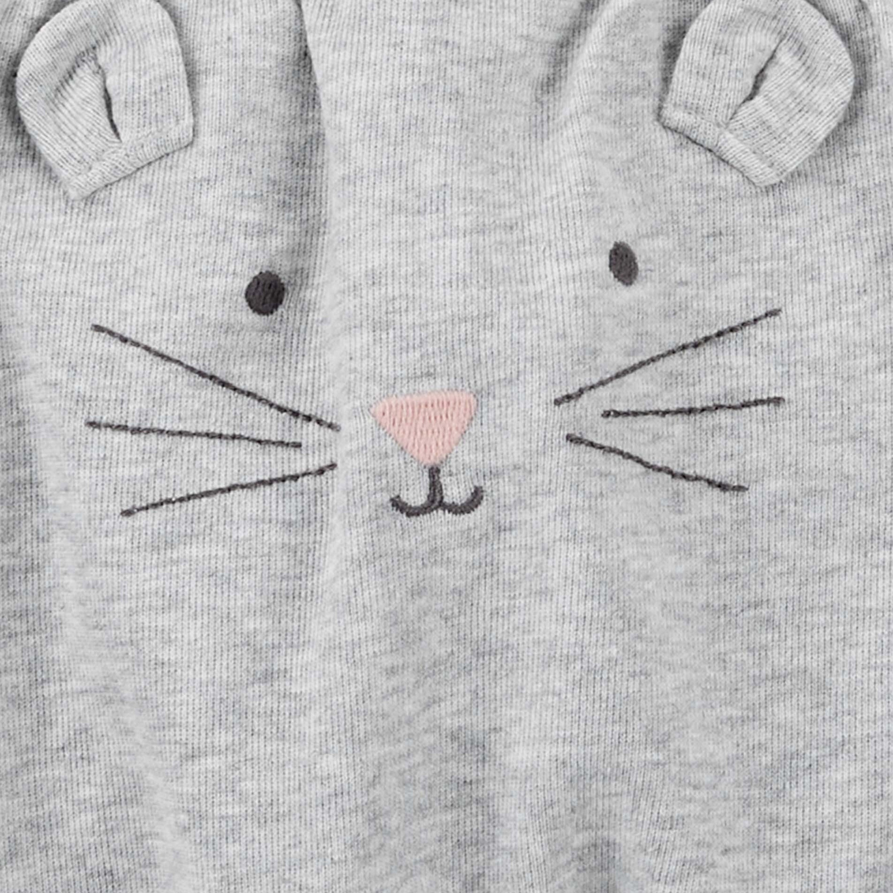 بودي سوت مطبوعة بأكمام طويلة من قطعتين مع تربيتات من كارترز-girls-clothing-setsandcoords-image-4