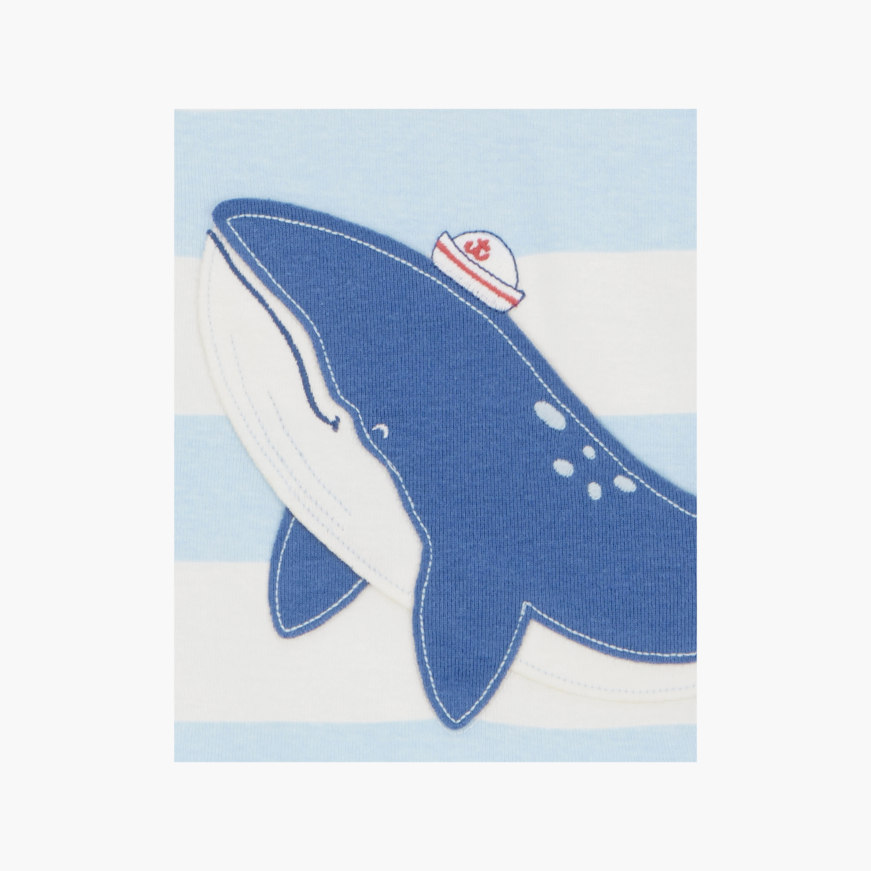 تي شيرت مكون من قطعتين بطبعة صورة حوت بأكمام قصيرة مع شورت مكون من قطعتين من كارترز-baby-boys-clothing-nightwear-pyjamasets-image-3