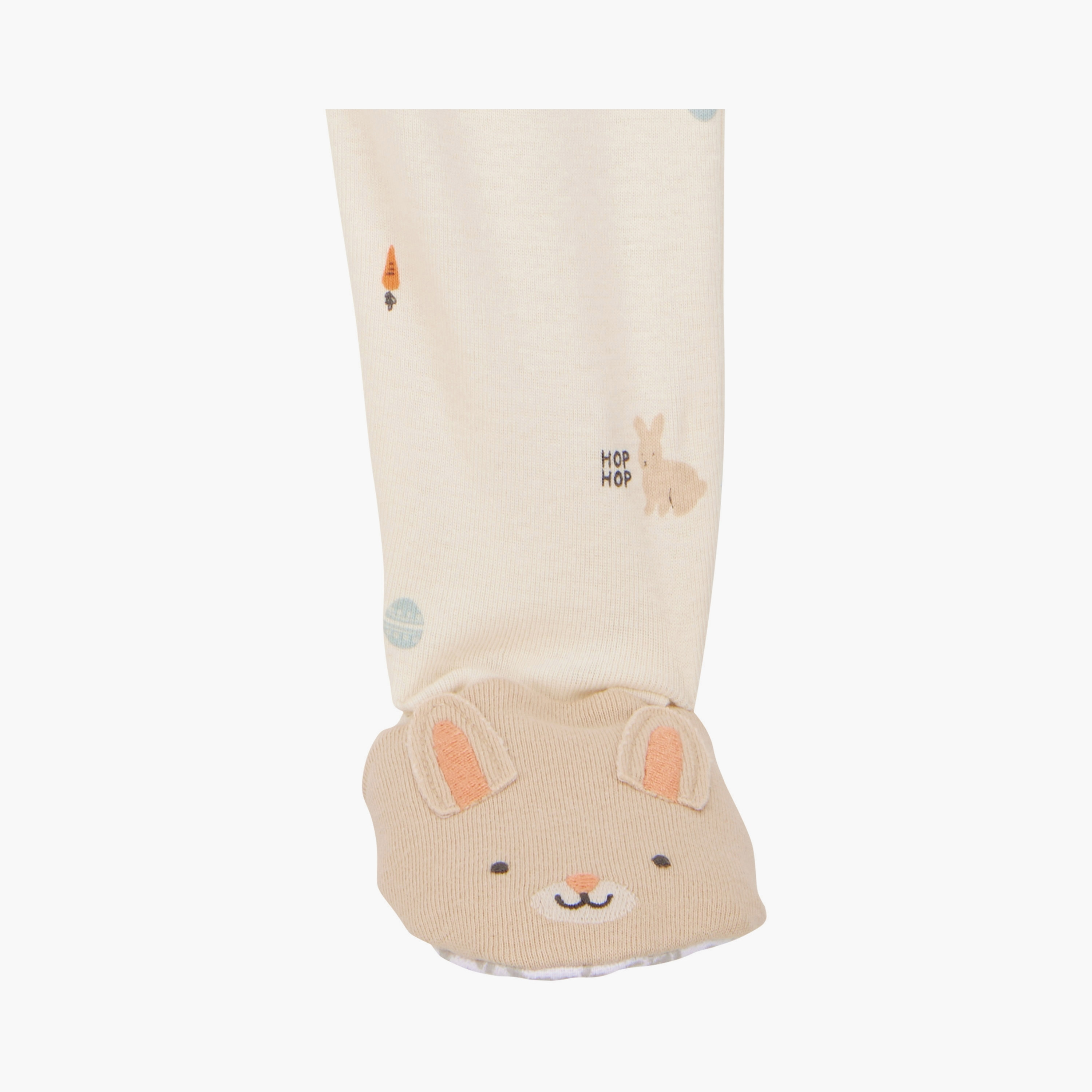 بدلة نوم إيستر ميني مطبوعة بأكمام طويلة من كارترز-baby-girls-clothing-nightwear-sleepsuits-image-2