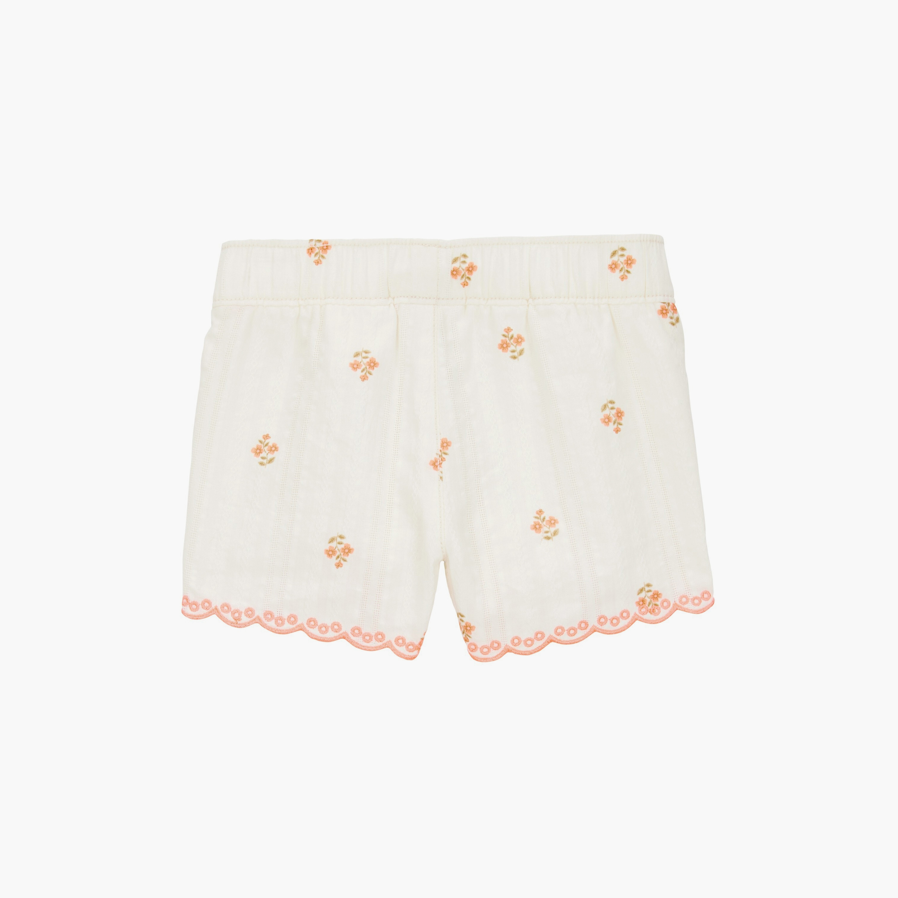 شورت مطاطي مطبوع عليه زهور من كارترز-girls-clothing-bottoms-shorts-image-2
