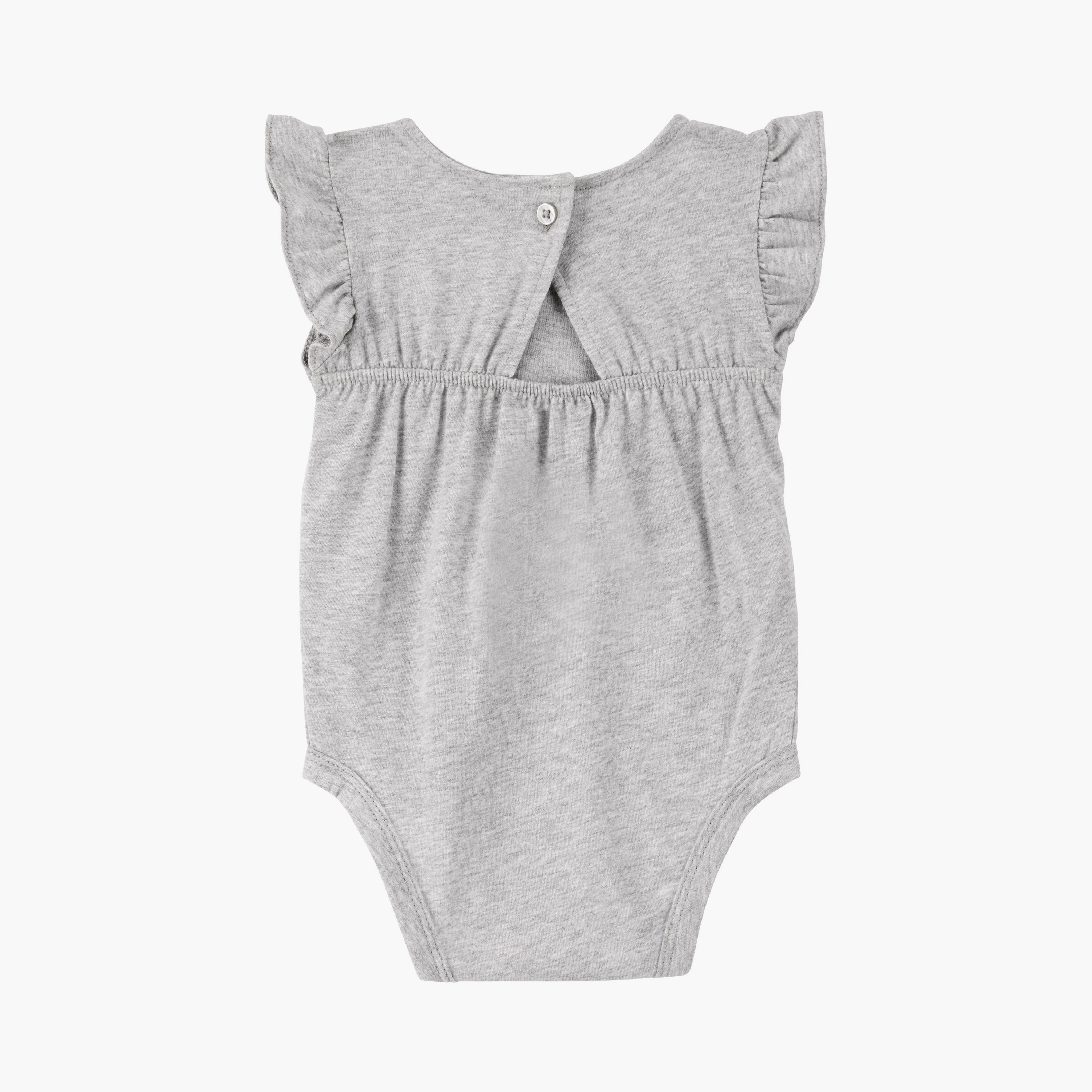 بودي سوت مكونة من قطعتين بطبعة زهور وأكمام قصيرة مع شورت من كارترز-baby-girls-clothing-setsandcoords-image-2