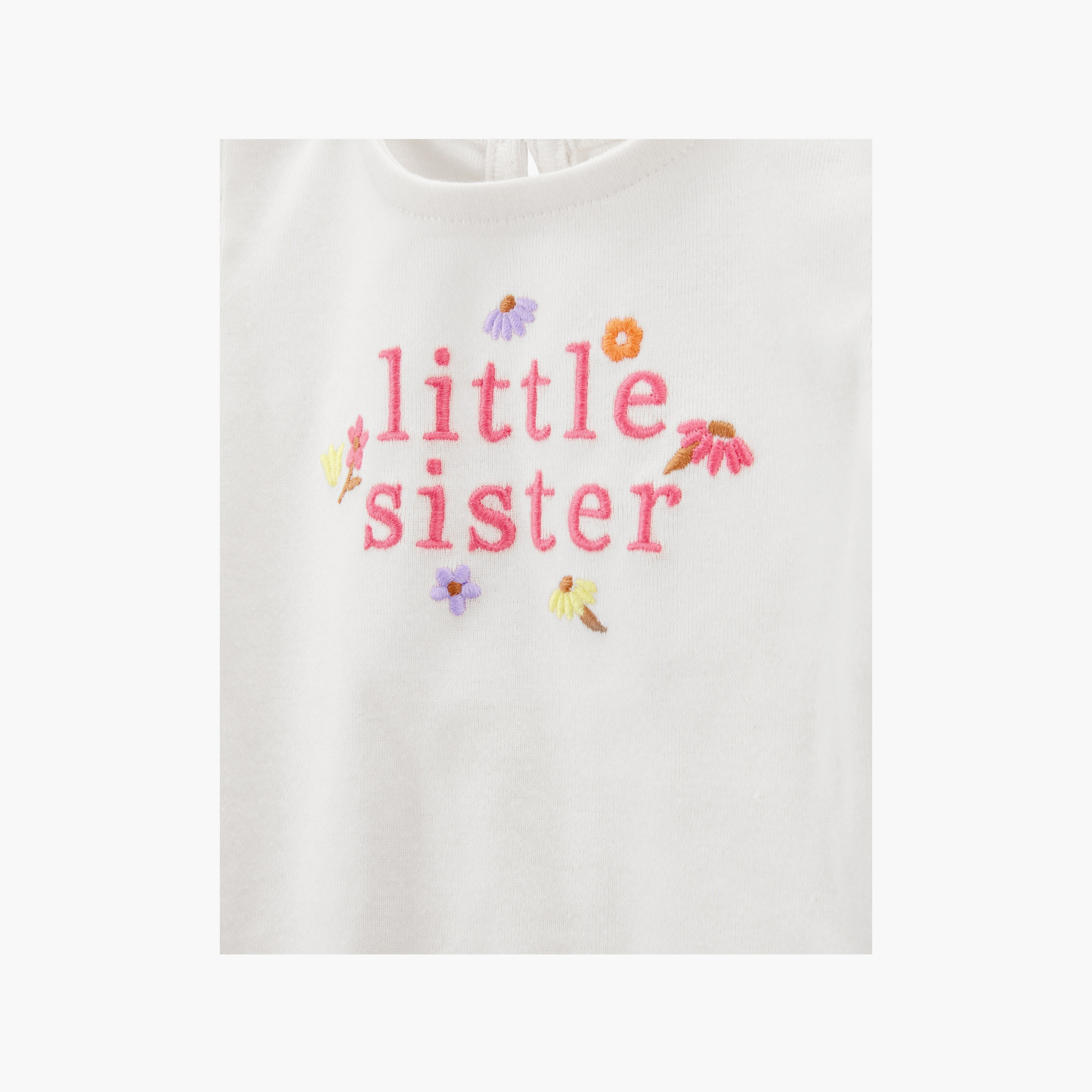 بودي سوت مكونة من قطعتين بطبعة زهور وأكمام قصيرة مع بنطال ضيق من كارترز-baby-girls-clothing-setsandcoords-image-2