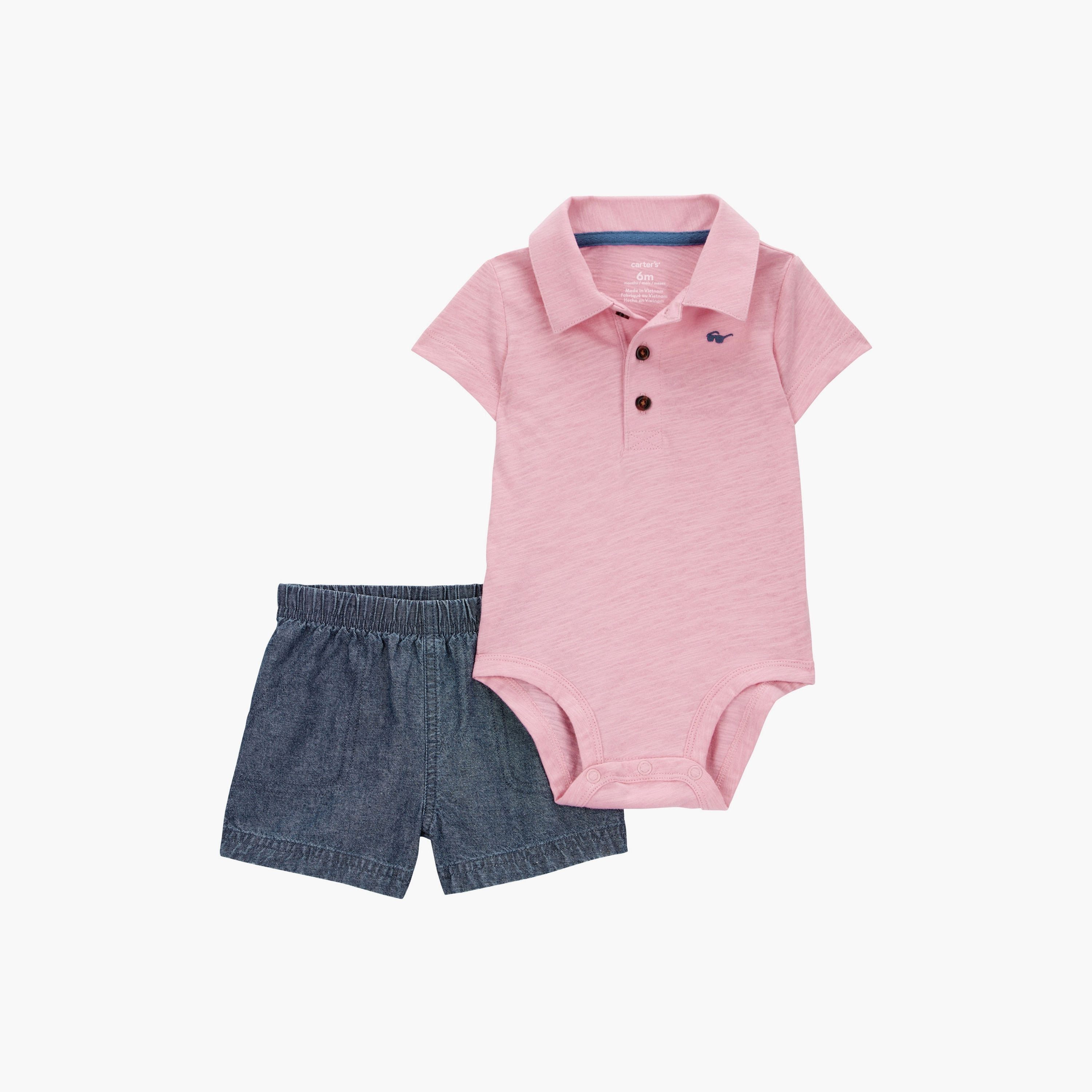 بودي سوت مكونة من قطعتين بأكمام قصيرة وشورت من كارترز-baby-boys-clothing-setsandcoords-image-1
