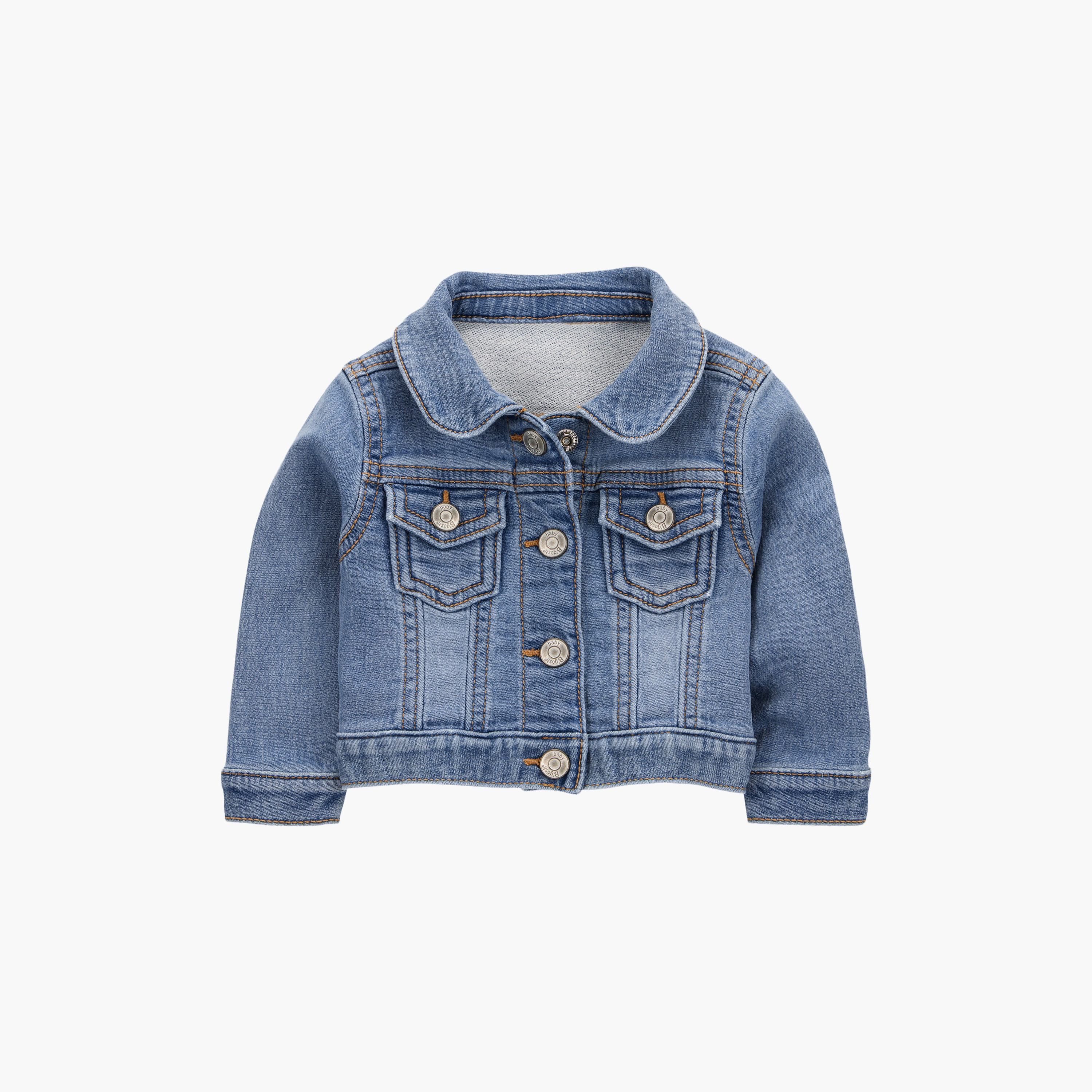 Oshkosh Full Sleeves Denim Jacket-baby-girls-clothing-jacketsandcoats-image-1