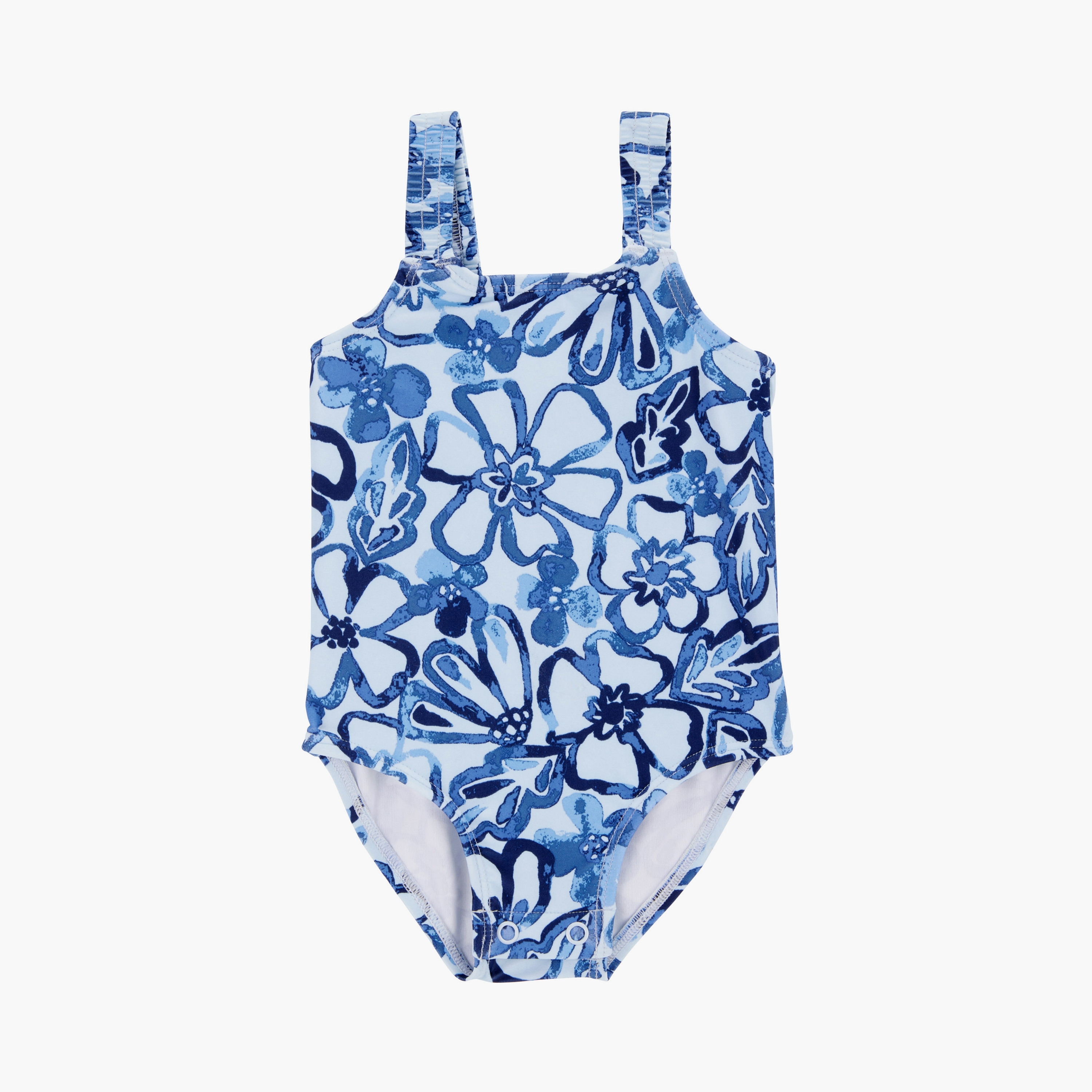 ملابس سباحة بدون أكمام بطبعة زهور من كارترز-baby-girls-clothing-swimwear-image-1