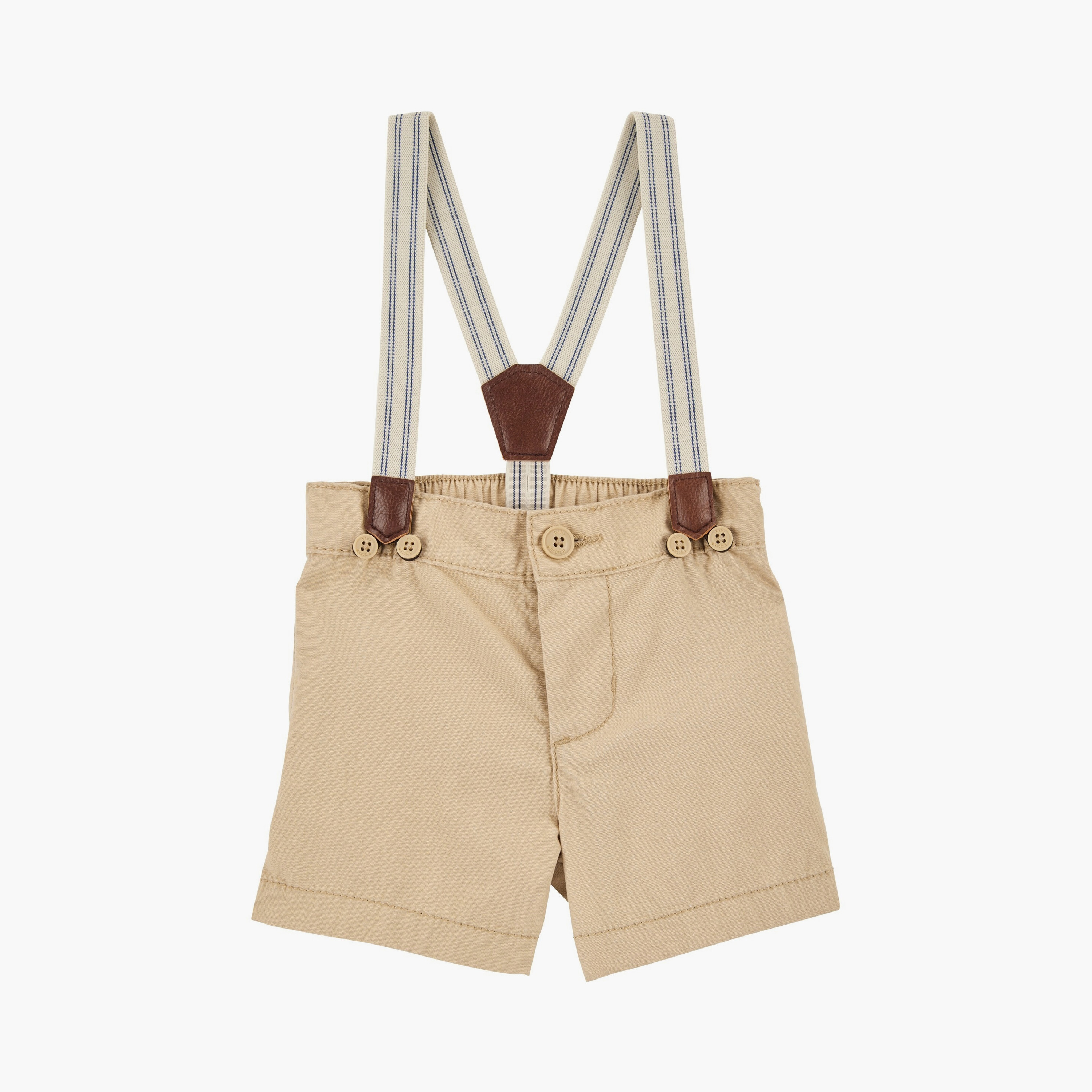 شورت سادة مع حمالة من كارترز-boys-clothing-bottoms-shorts-image-3