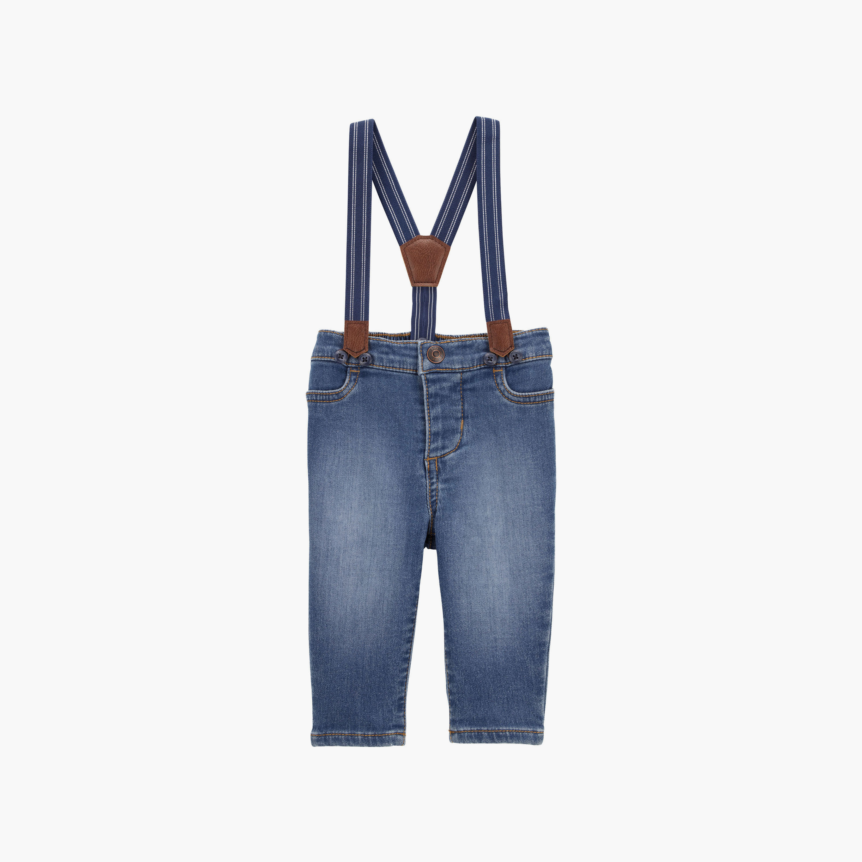 Oshkosh Stretchy Suspender Pants-baby-boys-clothing-bottoms-joggersandtrackpants-image-1