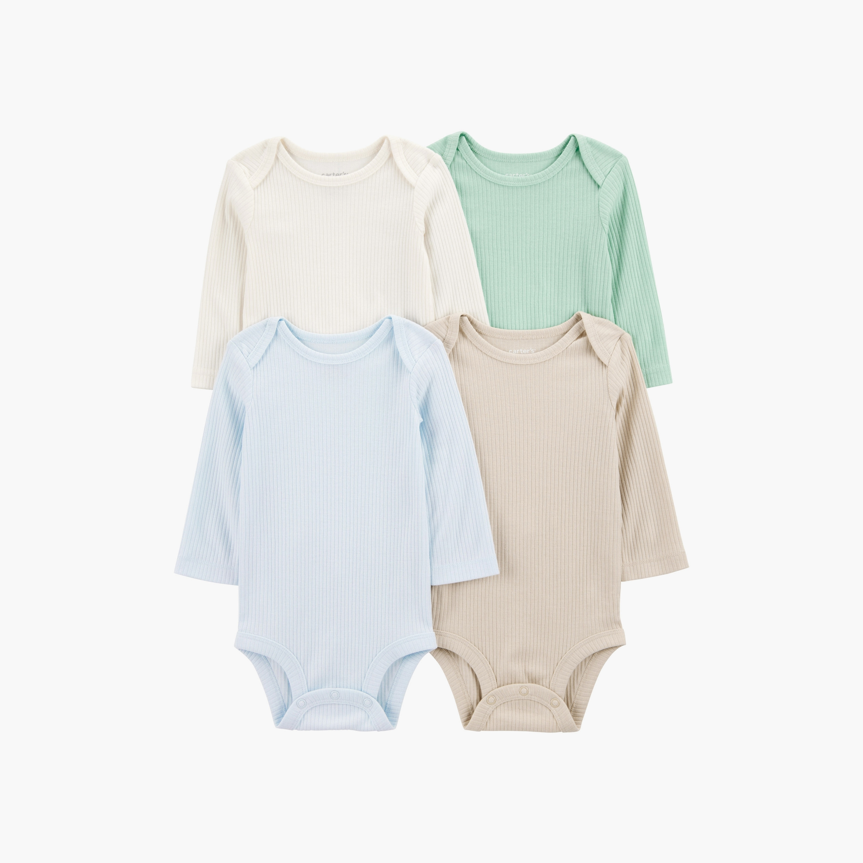 بودي سوت مكونة من 4 قطع بأكمام قصيرة من كارترز-baby-boys-clothing-multipacks-image-1