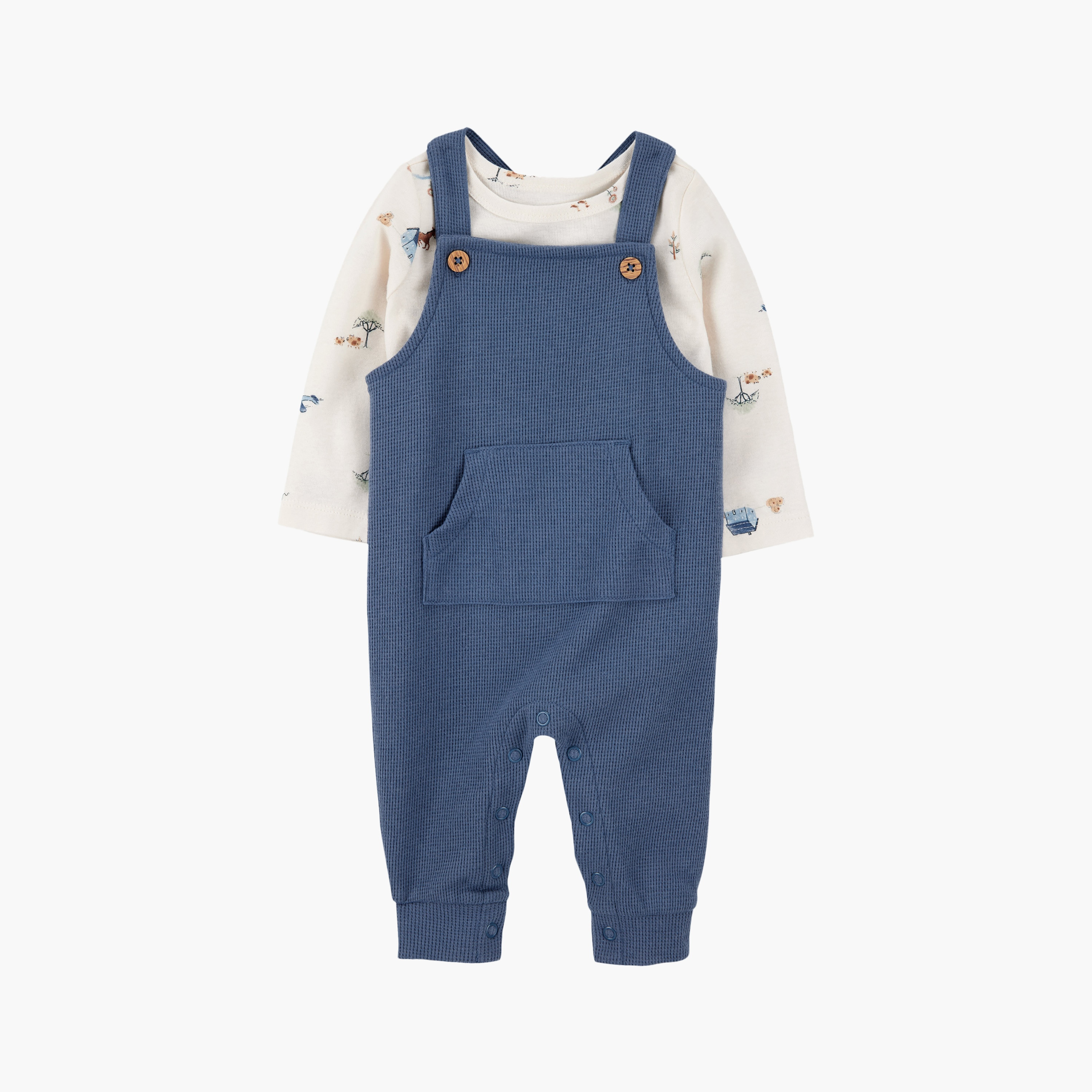 طقم مكون من تيشيرت مطبوع ودنغري قطعتين من كارترز-baby-boys-clothing-setsandcoords-image-1