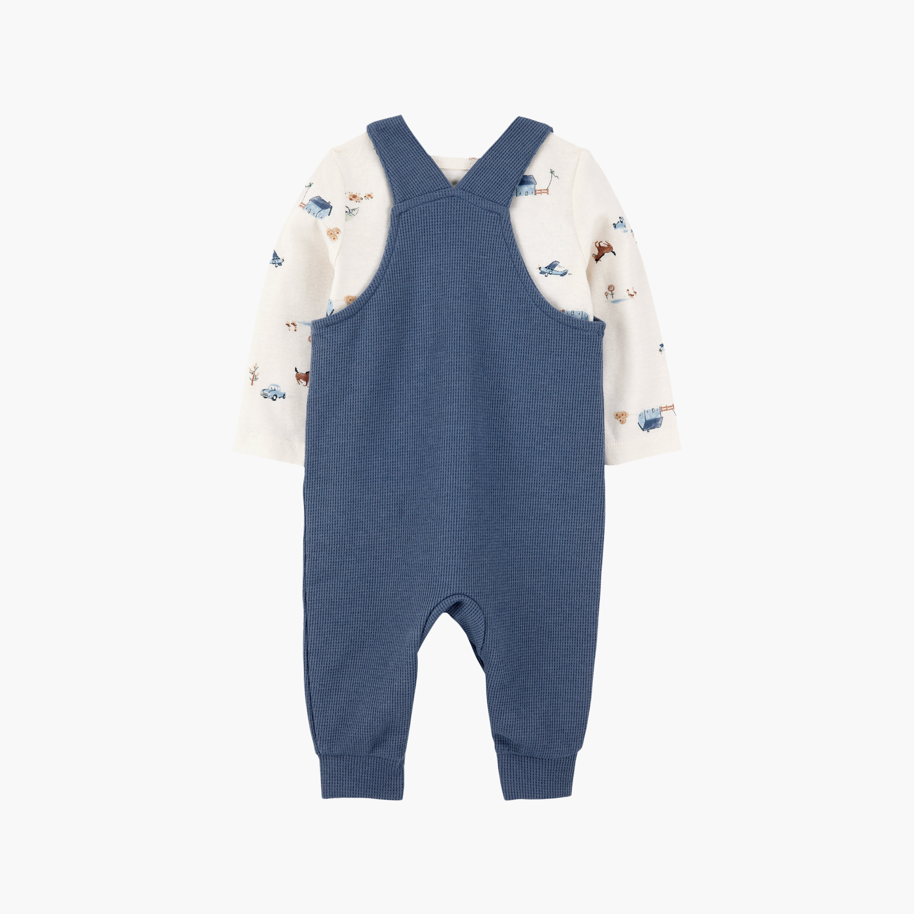 طقم مكون من تيشيرت مطبوع ودنغري قطعتين من كارترز-baby-boys-clothing-setsandcoords-image-2