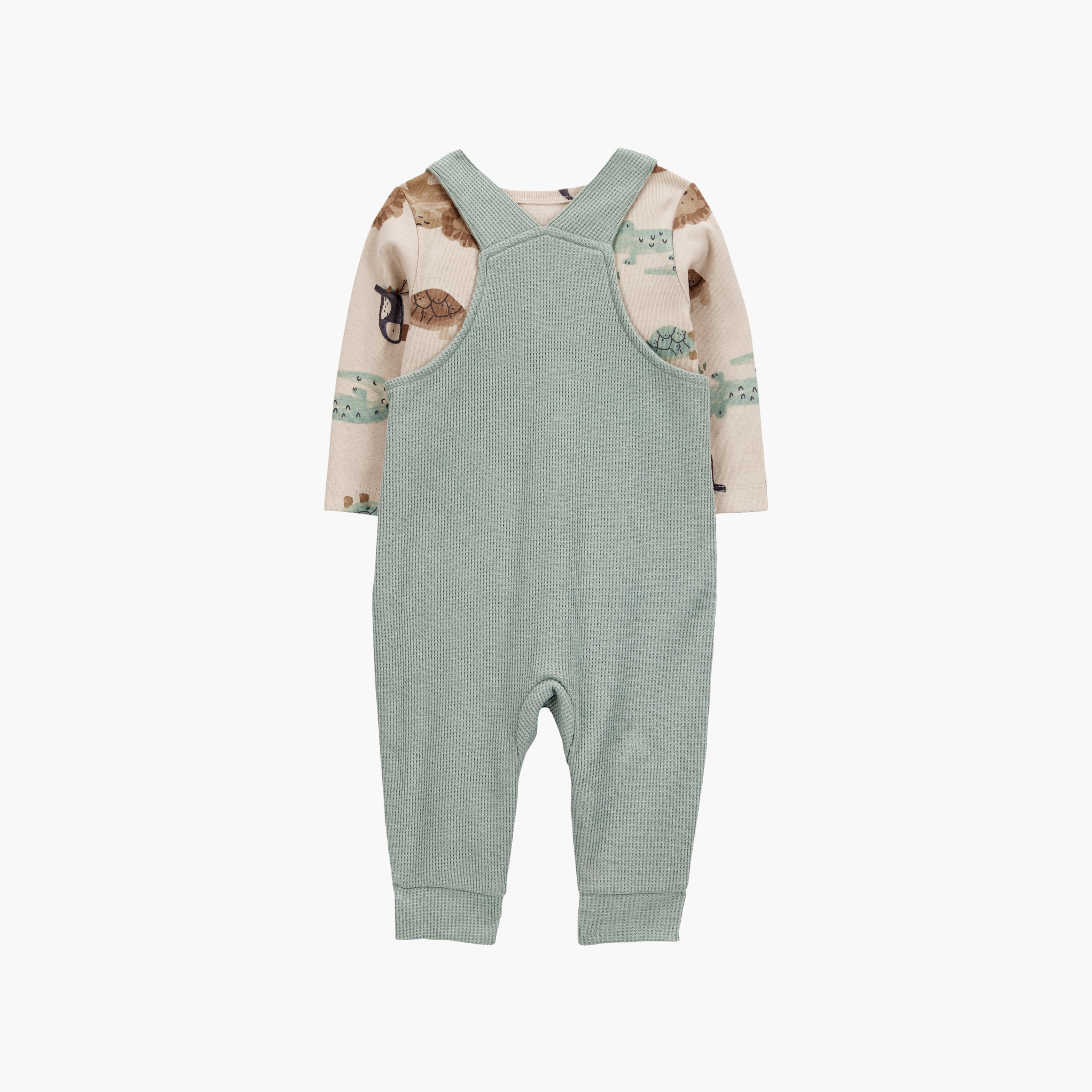 طقم مكون من تيشيرت بطبعة حيوانات ودنغري قطعتين من كارترز-baby-boys-clothing-setsandcoords-image-2