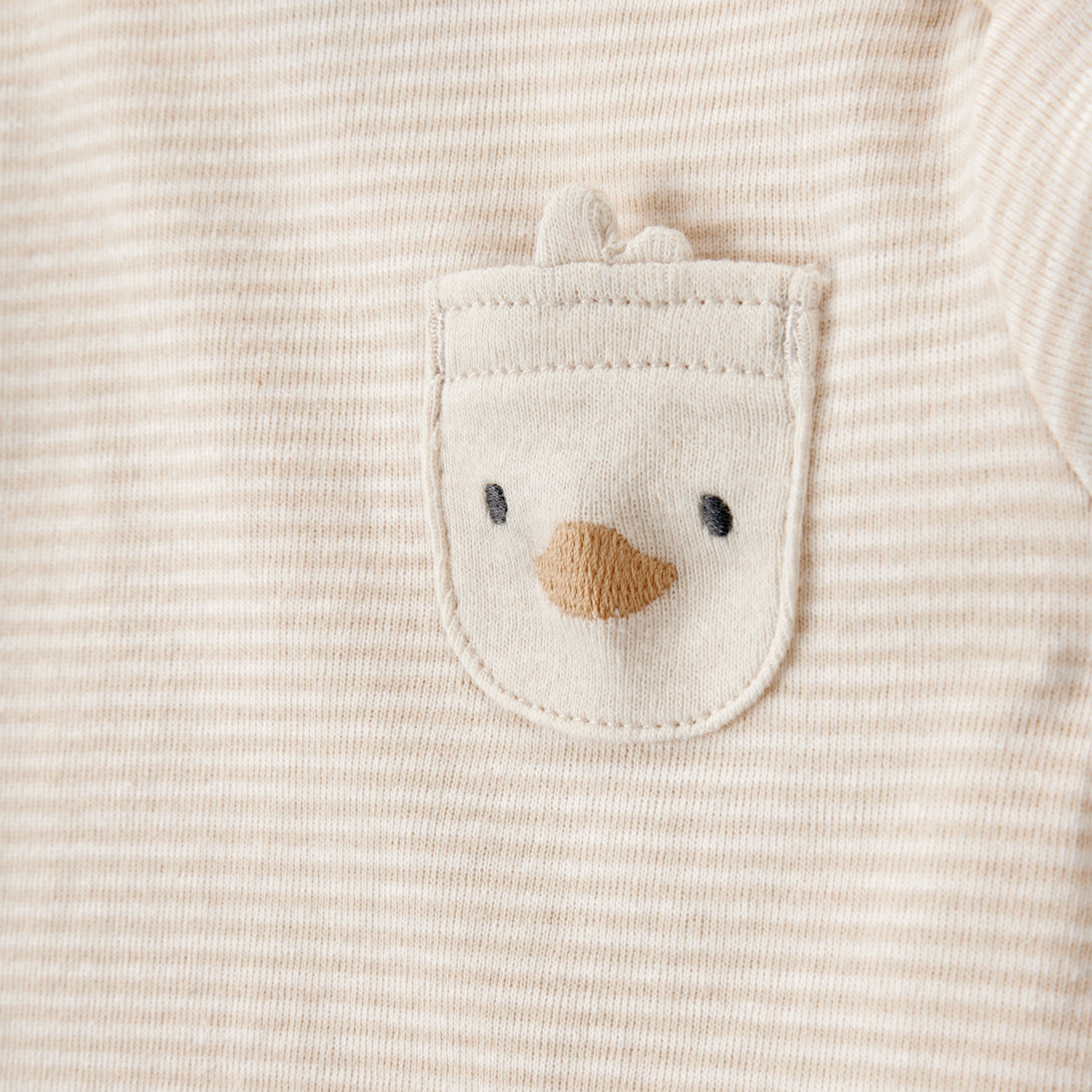 طقم ملابس أطفال بتصميم جيب البطة مكون من 5 قطع من كارترز-baby-girls-clothing-setsandcoords-image-2