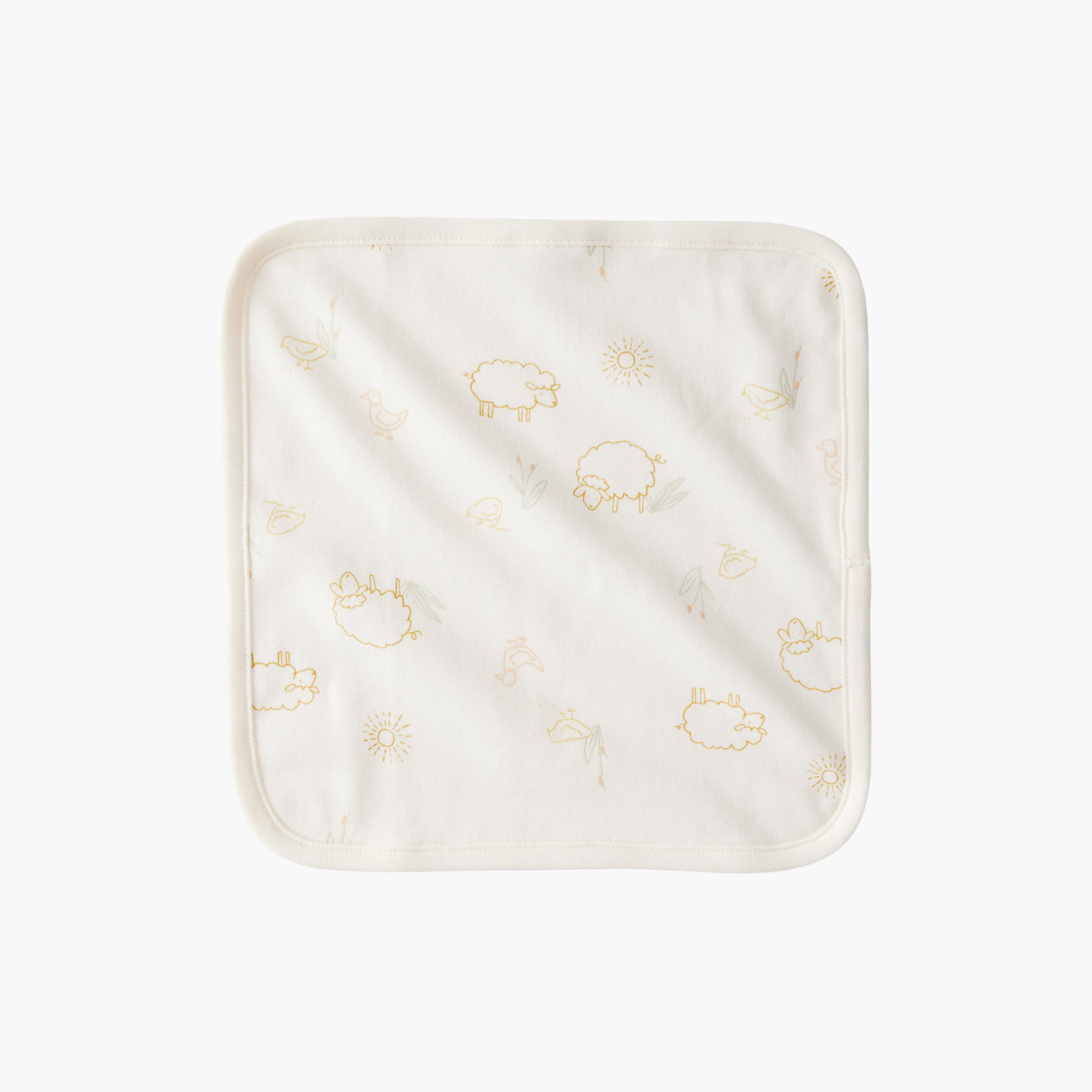 طقم مناشف وجه بطبعة خروف مكون من 6 قطع من كارترز-baby-bathandcare-towels-image-2