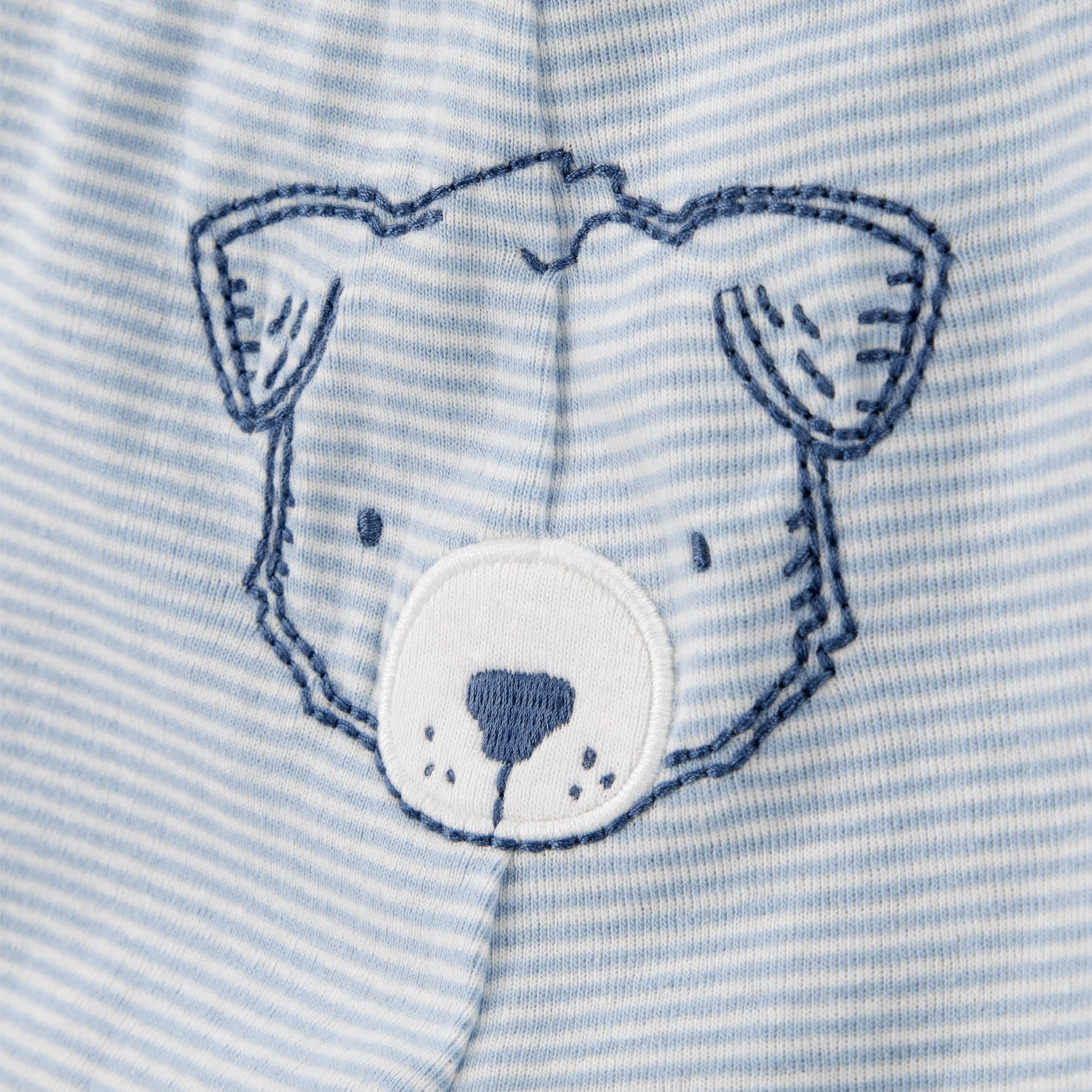 طقم ملابس صغيرة بتطريز دب مكون من 3 قطع من كارترز-baby-boys-clothing-setsandcoords-image-2