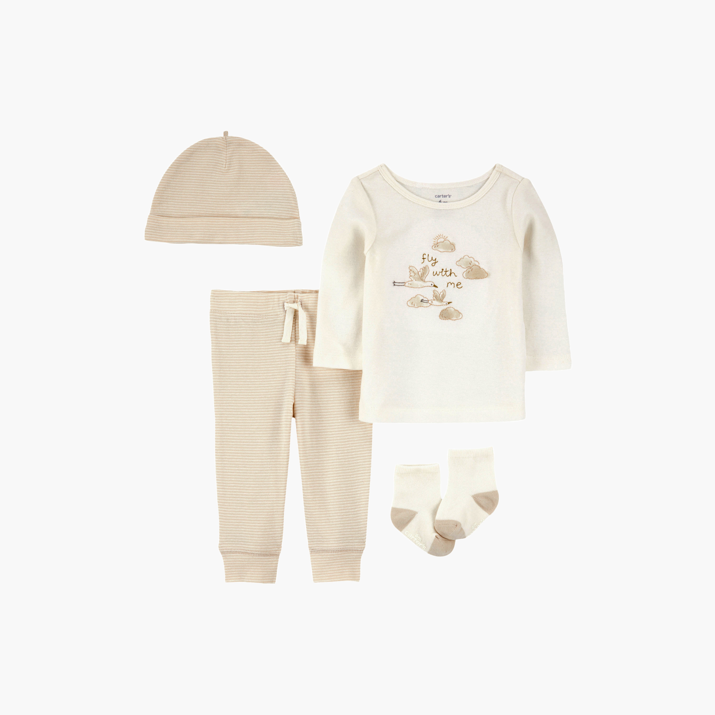 Carter's 5-Piece Fly With Me Embroidered Outfit Set-baby-boys-clothing-setsandcoords-image-1