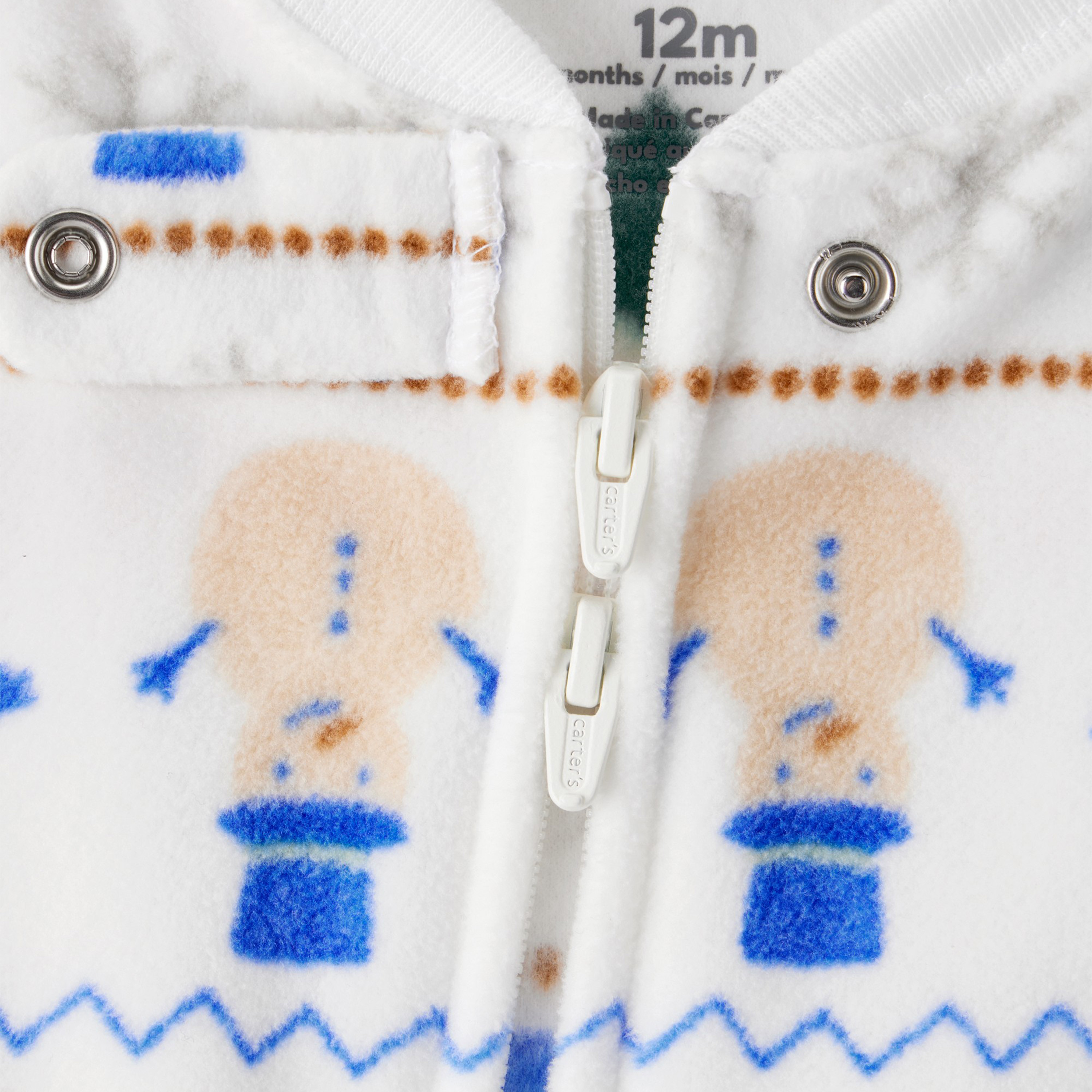 سالوبيت نوم (أوفرول) مطبوع بأكمام طويلة وسحاب من كارترز-baby-boys-clothing-nightwear-sleepsuits-image-3