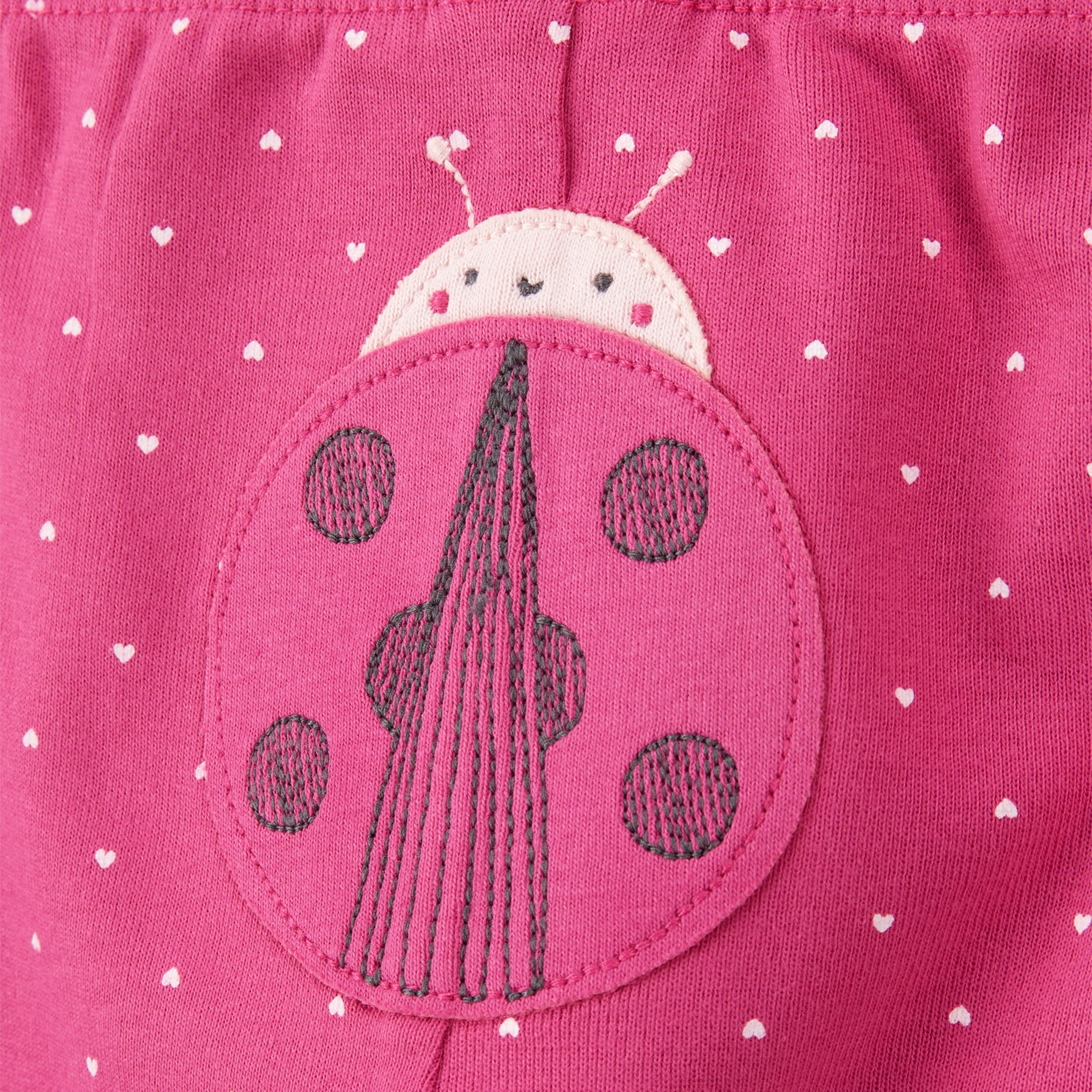 طقم مكون من بودي سوت أكمام قصيرة بطبعة حشرات وبنطلون 3 قطع من كارترز-baby-girls-clothing-setsandcoords-image-2
