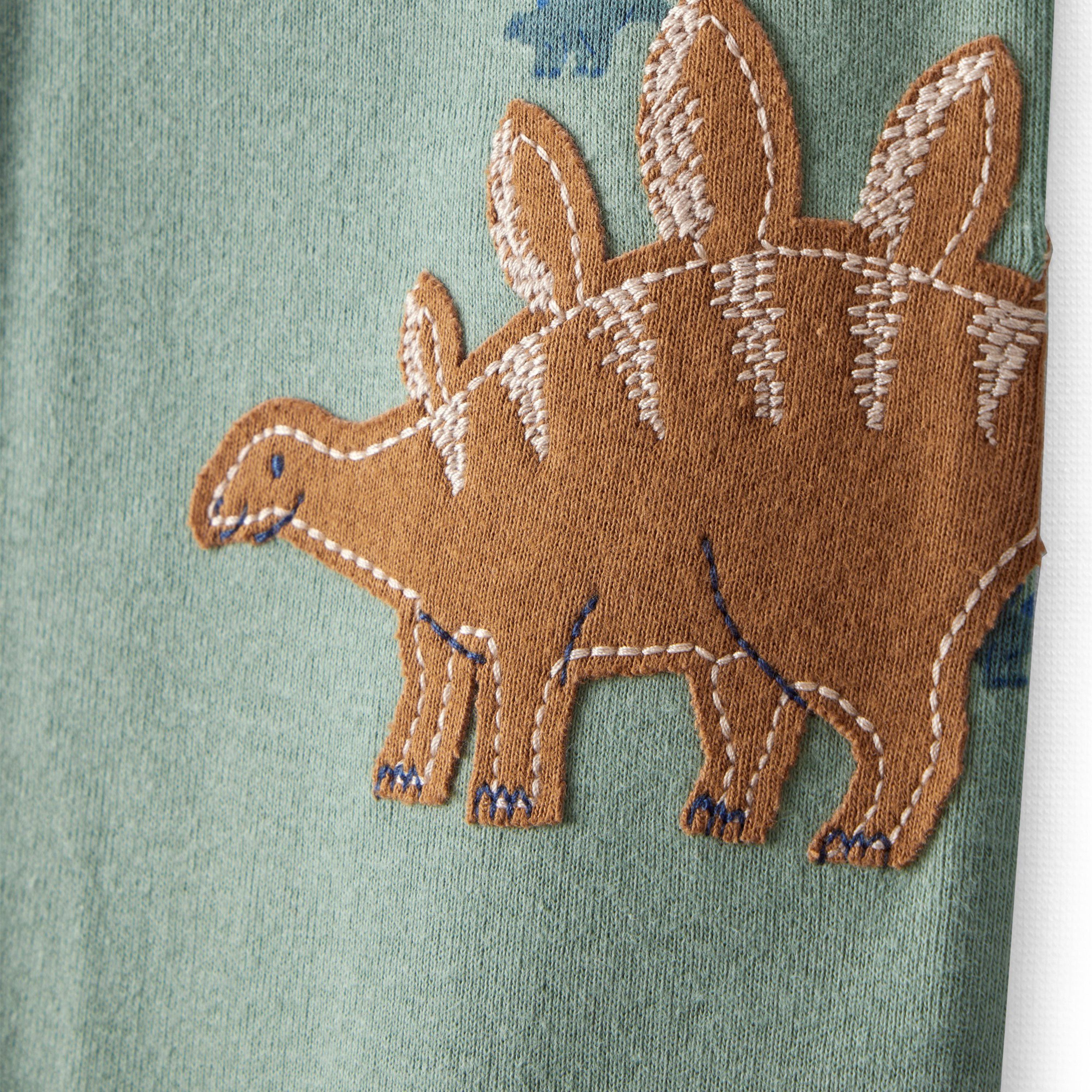 Carter's Embroidered Long Sleeves Zipper Sleepsuit-baby-boys-clothing-nightwear-sleepsuits-image-4
