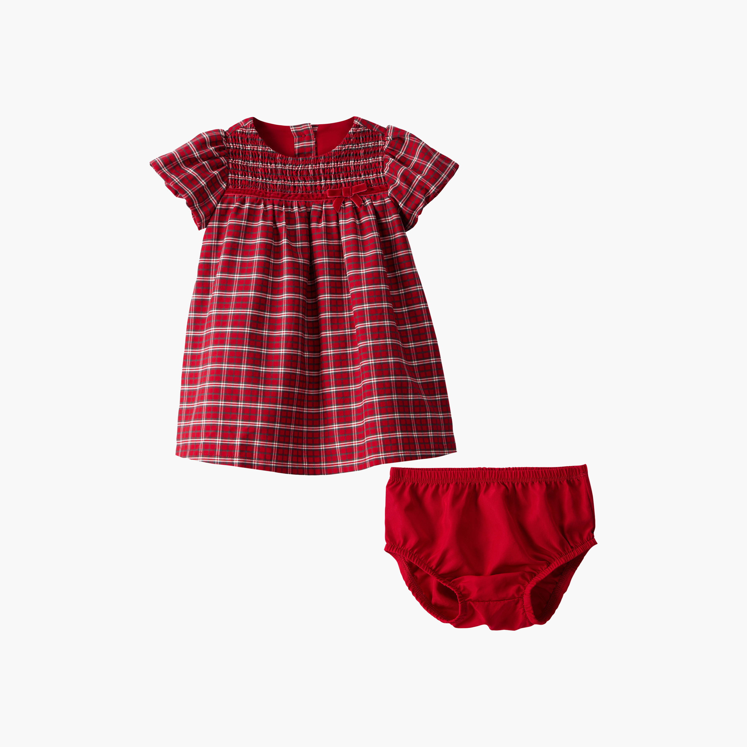 فستان بأكمام قصيرة وطبعة زهور مع بلومر من كارترز-baby-girls-clothing-dressesandjumpsuits-image-1