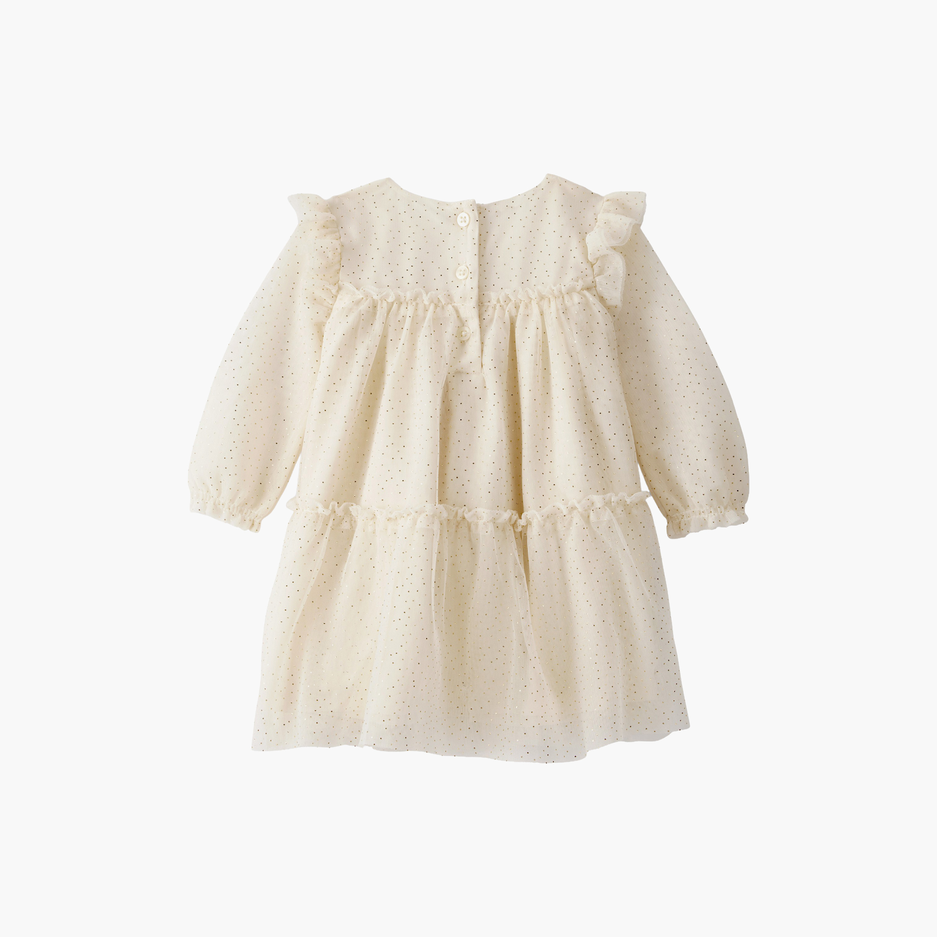 فستان مزخرف بأكمام طويلة مع بلومر من كارترز-baby-girls-clothing-dressesandjumpsuits-image-3