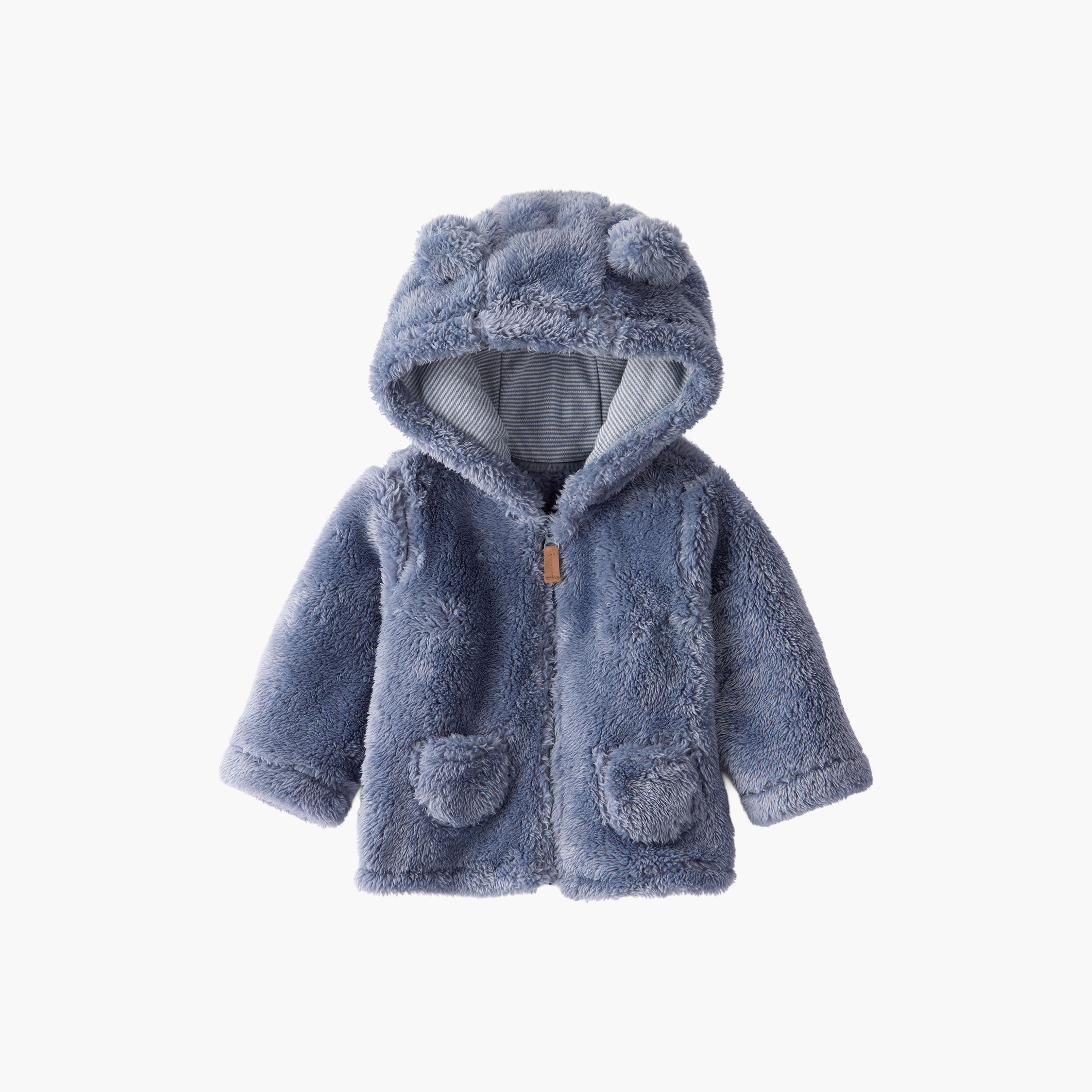 Carter's Solid Long Sleeves Hooded Jacket-baby-boys-clothing-jacketsandblazers-image-1