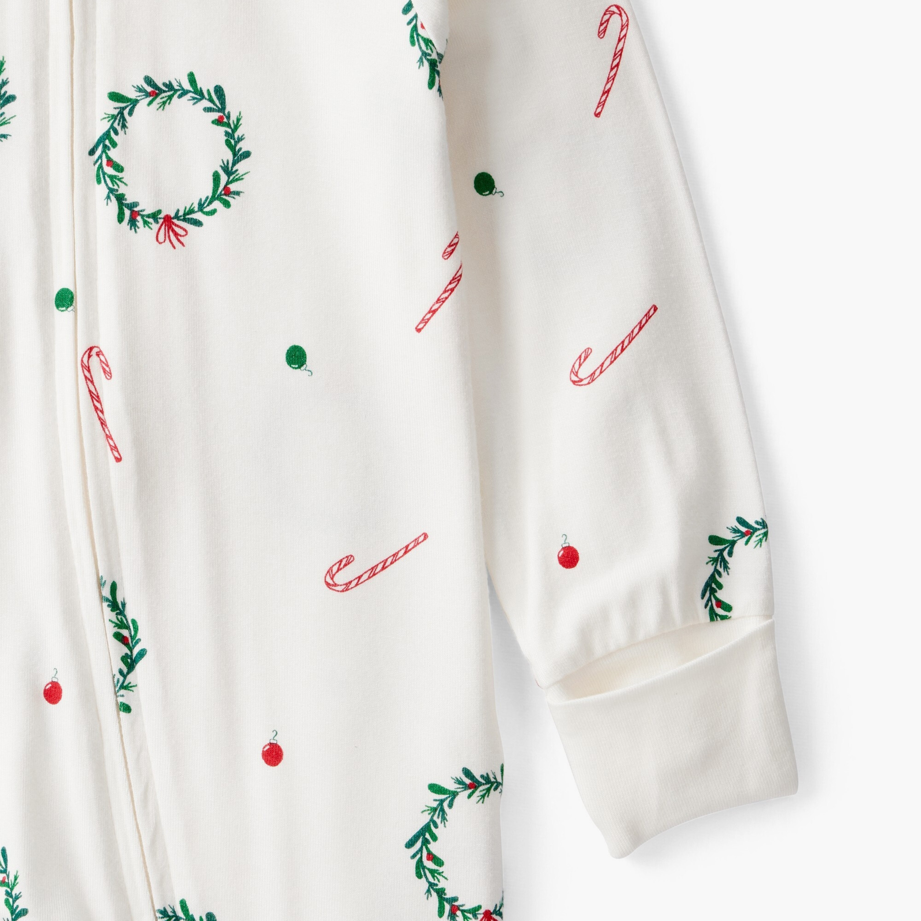 Carter's Long Sleeves Holiday Printed Zipper Sleepsuit-baby-boys-clothing-nightwear-sleepsuits-image-4