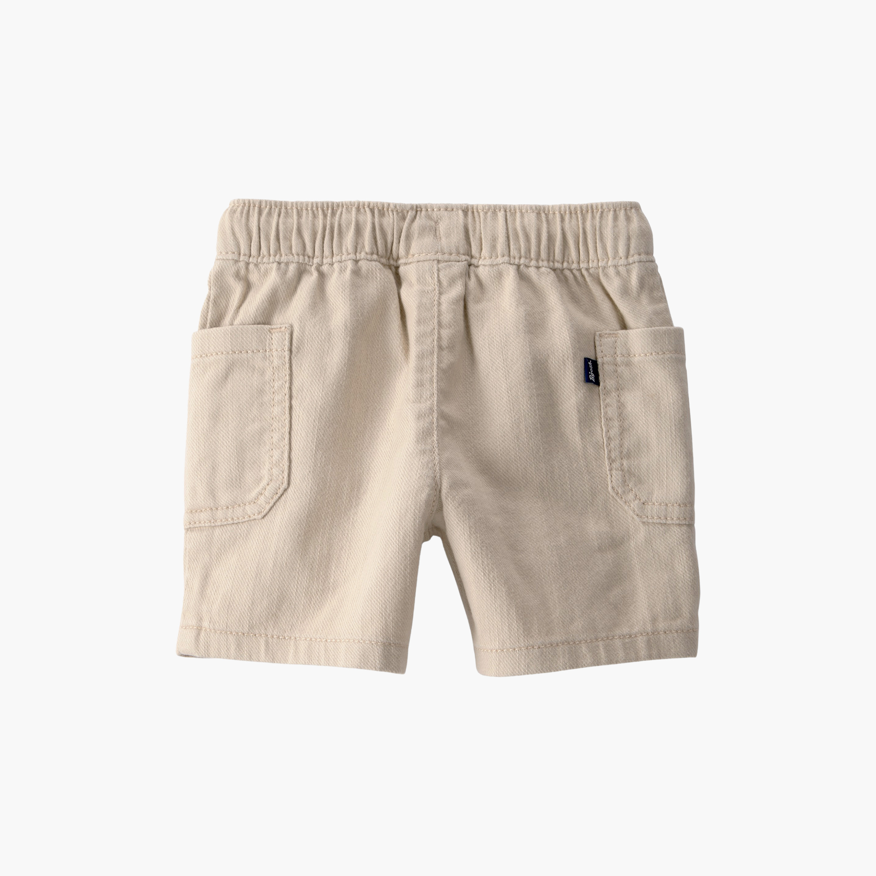 Oshkosh Solid Elasticated Drawstring Shorts-baby-boys-clothing-bottoms-shorts-image-2