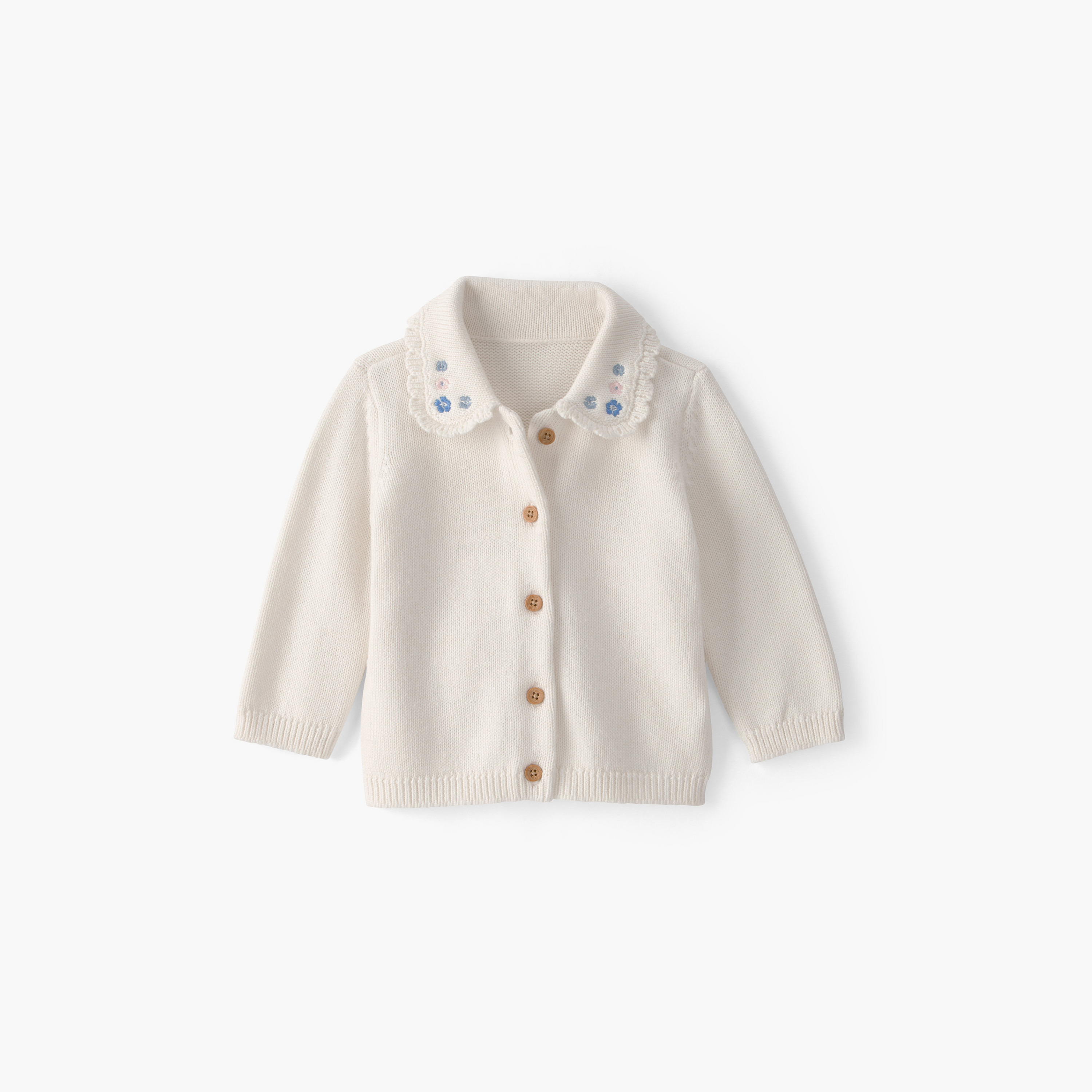 كنزة كارديجان بأزرار من أوشكوش-baby-girls-clothing-jumpersandcardigans-image-1